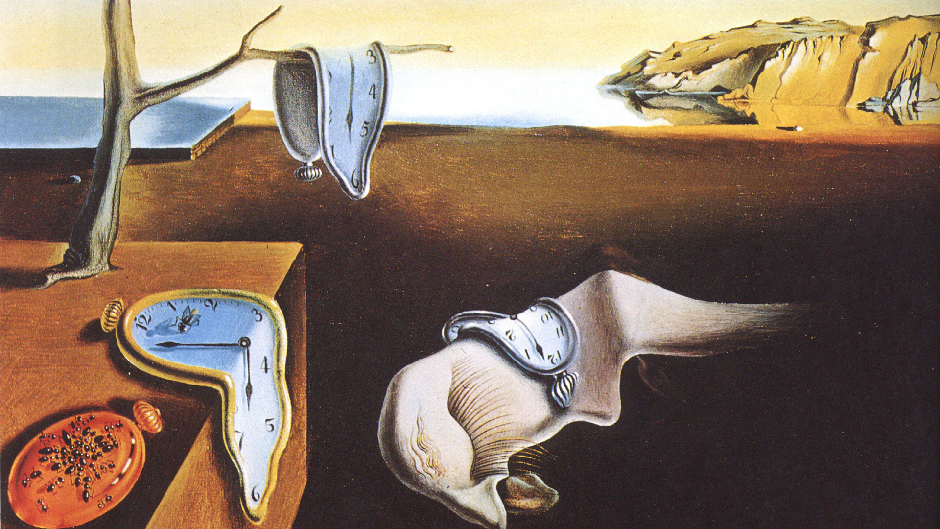 Salvador Dali, 1931, The Persistence Of Memory, Salvador Dali