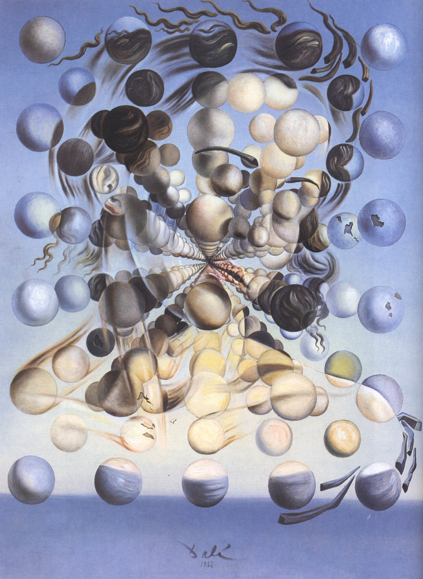 Salvador Dali, Galatea of the spheres, 1952, oil on canvas,