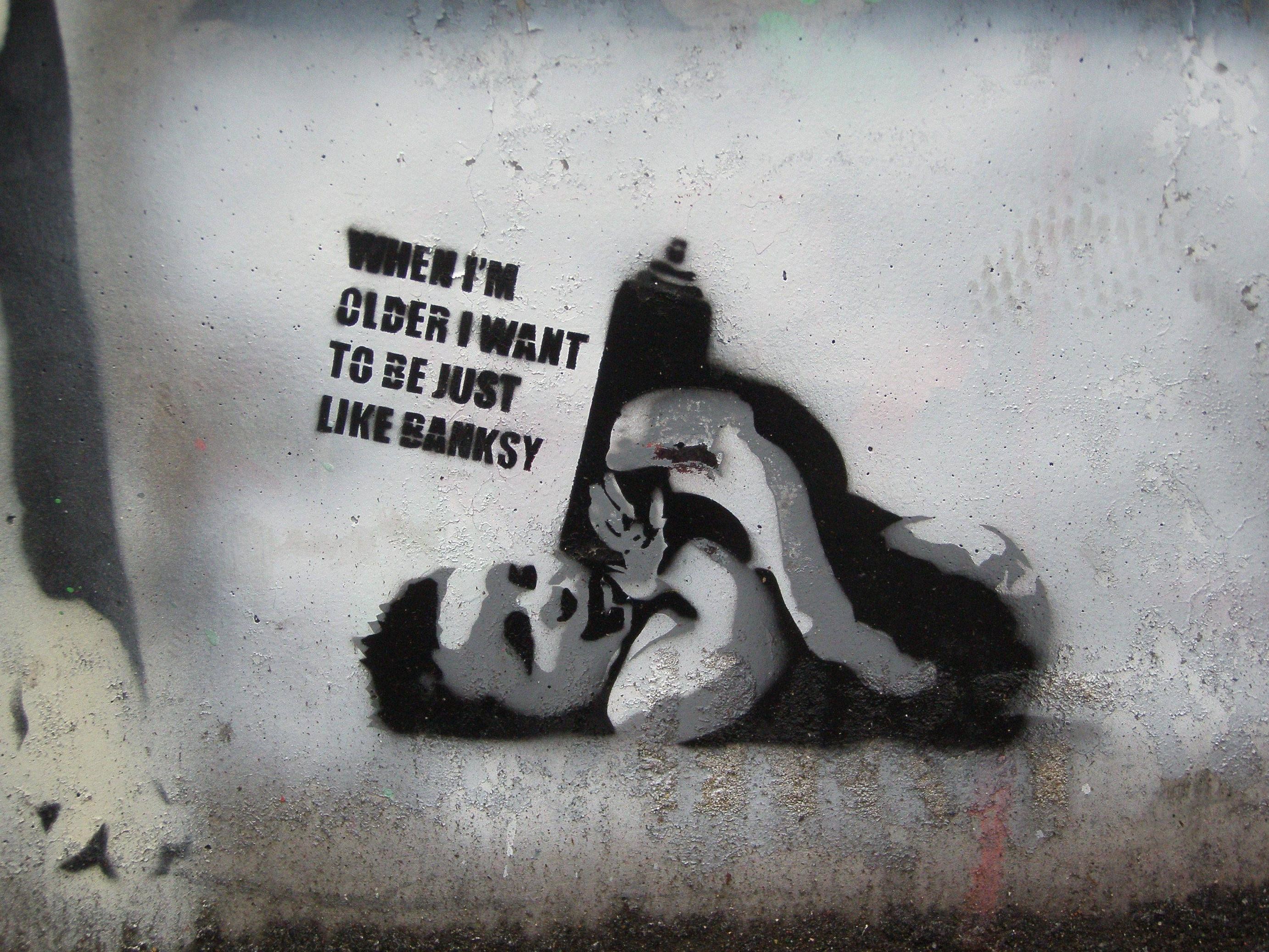 Graffiti By Banksy – Viewing Gallery