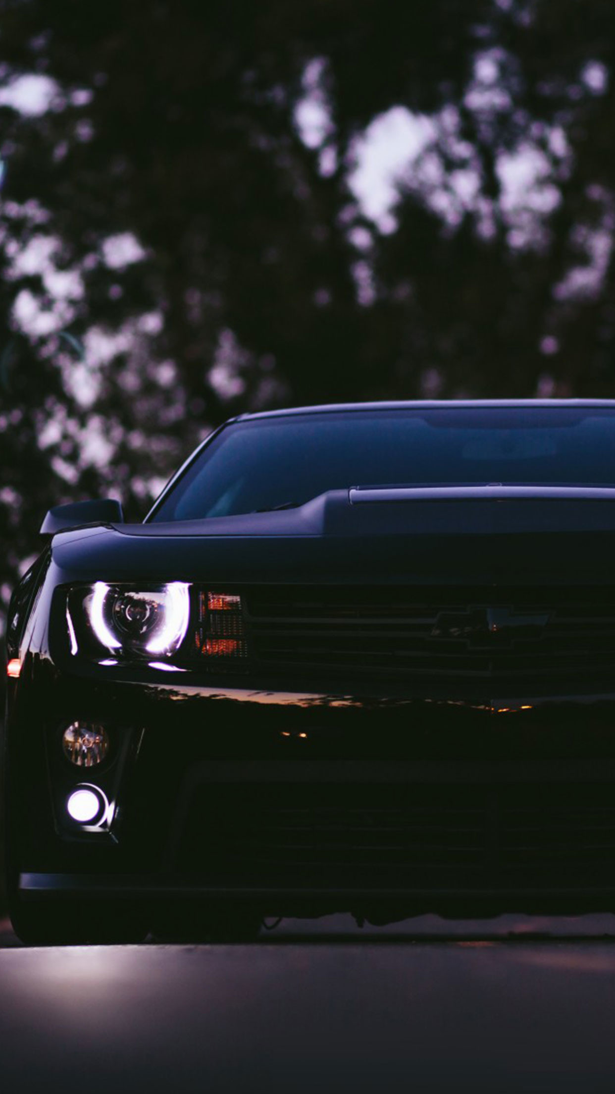 Black Camaro SS car wallpaper for #Iphone and #Android at 