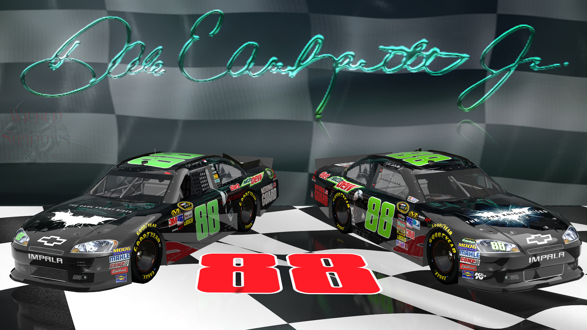 Dale Earnhardt Jr Dale Earnhardt Jr Victory Lane Dark Knight wallpaper