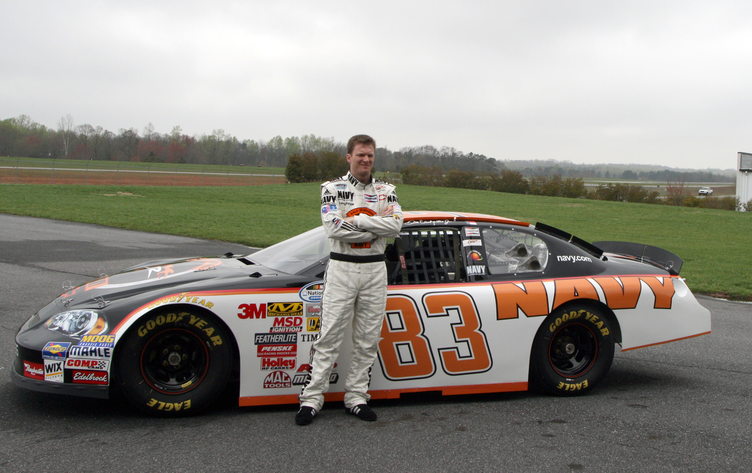 File:Dale Earnhardt Jr with Nationwide Series No 83 car.jpg