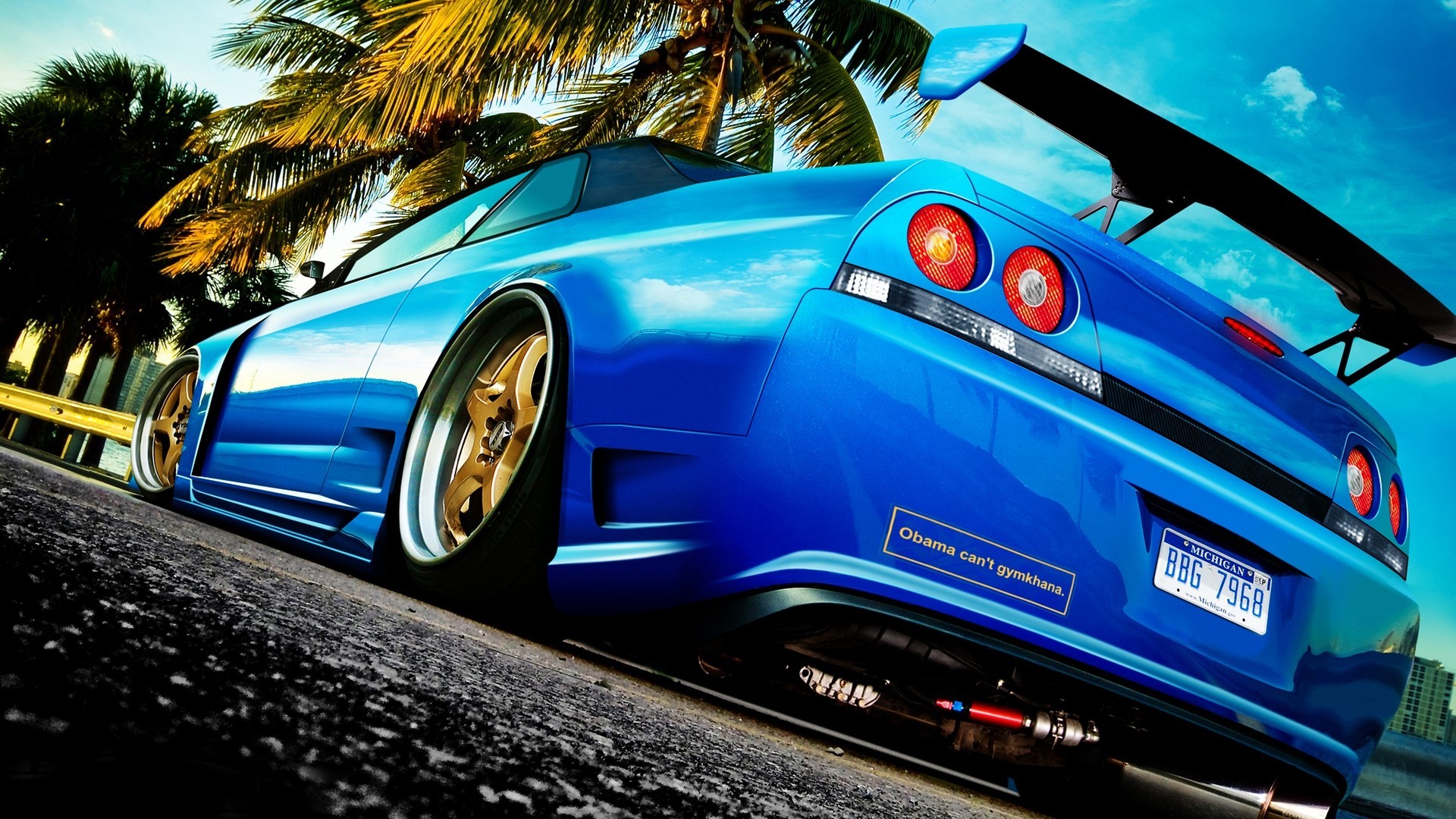 Blue Car Wallpaper HD