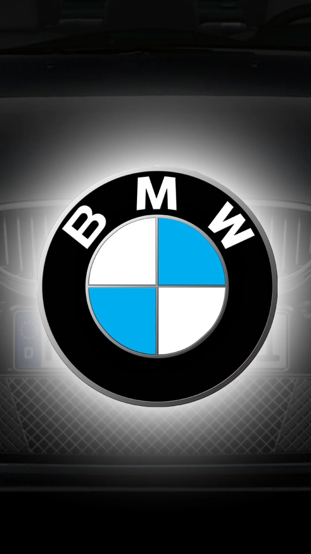 BMW Logo Grey Blue Car Android Wallpaper