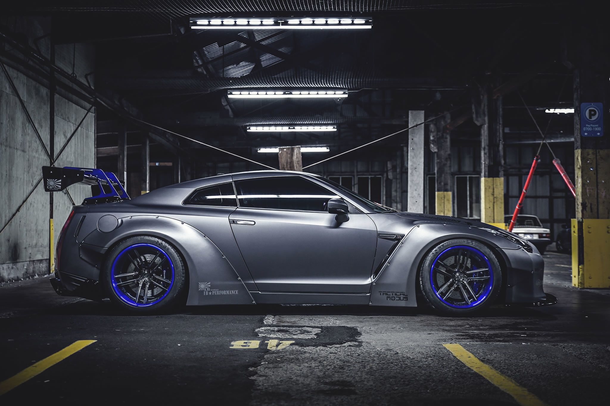 Create Wallpaper. side, Vancouver, Canada. 2013 Nissan GT-R by Liberty Walk  …