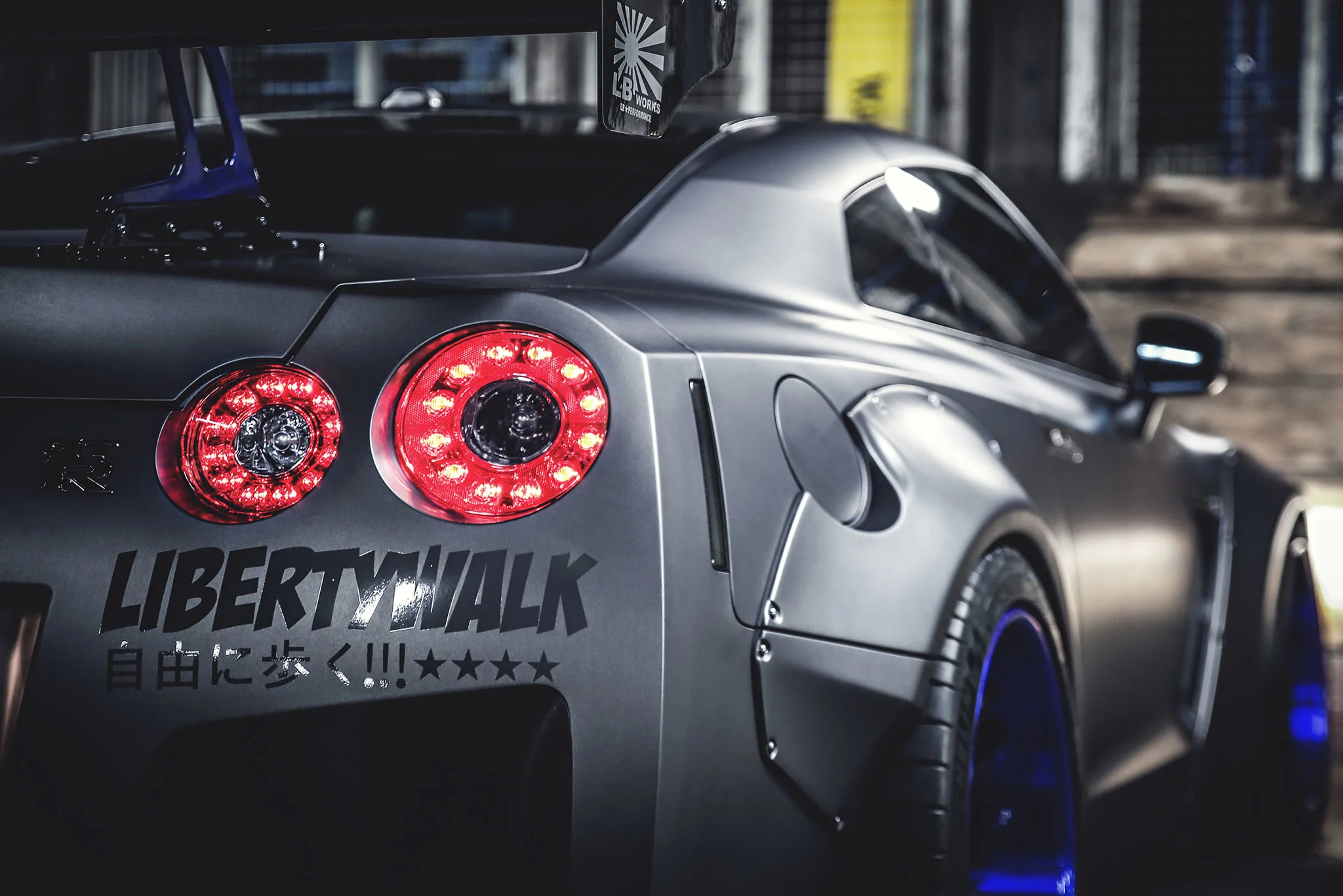 Create Wallpaper. detail, taillights. 2013 Nissan GT-R by Liberty Walk …