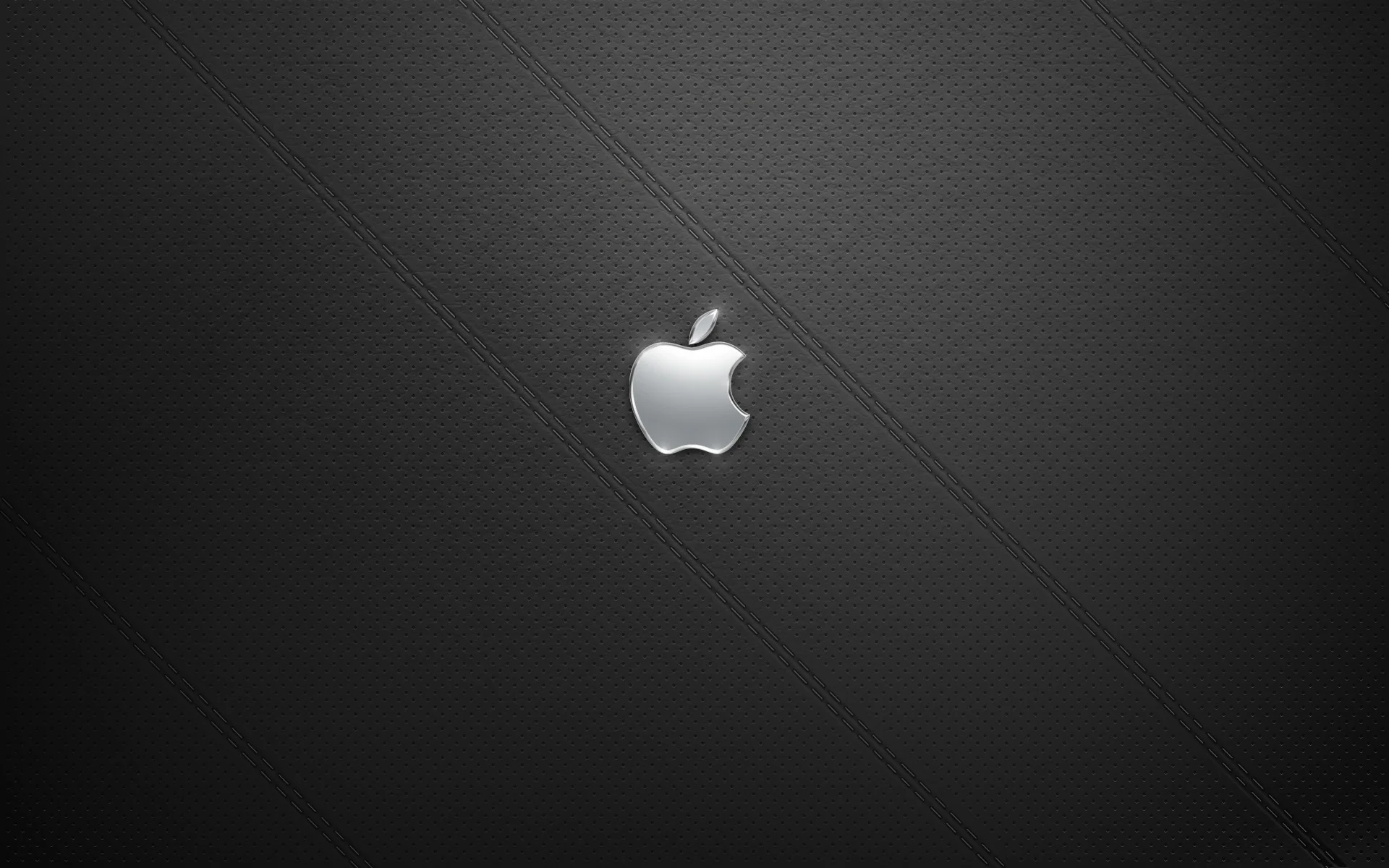 Leather Apple Logo Wallpaper