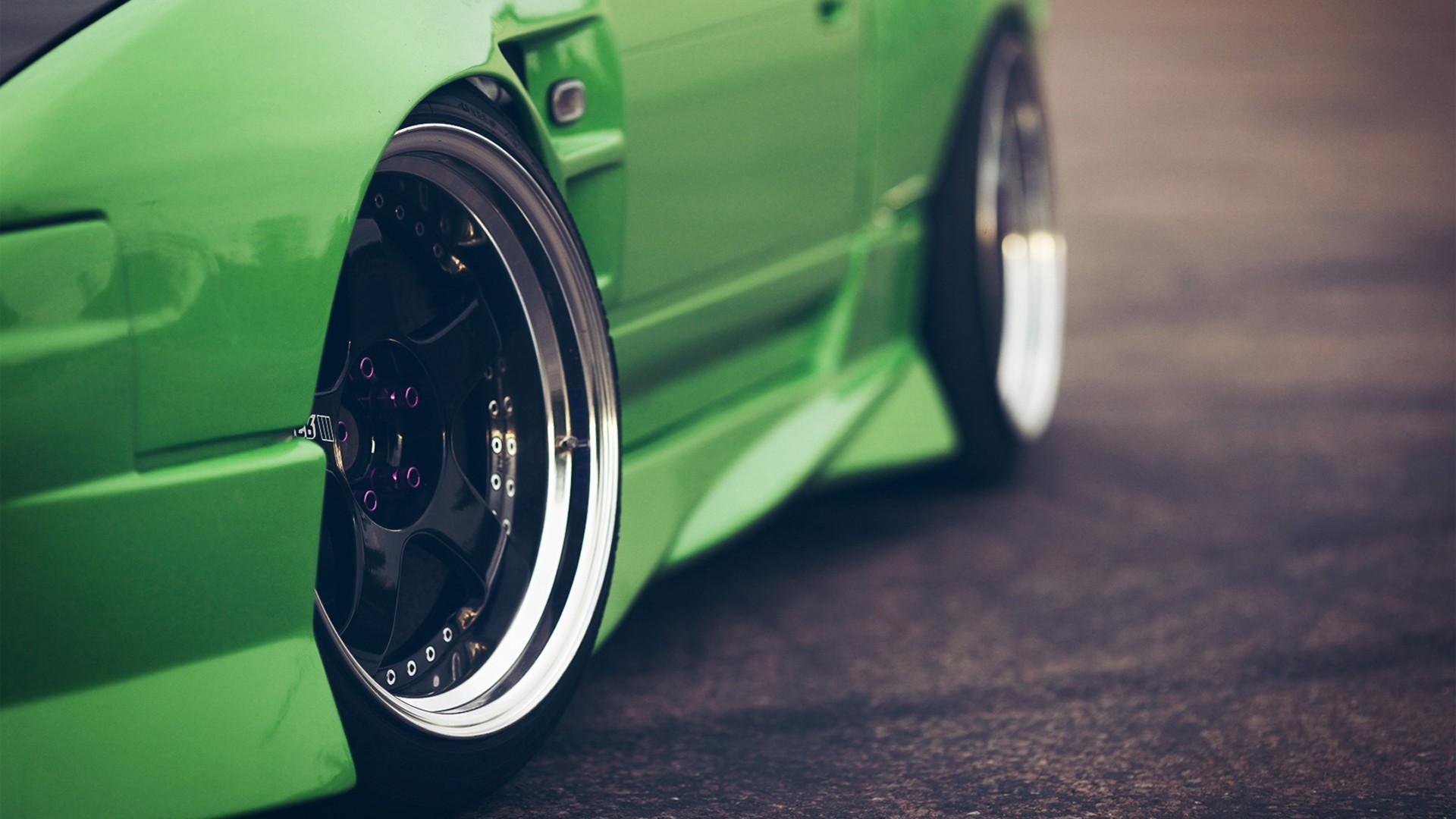 Nissan, 240sx, JDM, Car, Stance, Green Cars Wallpapers HD / Desktop and Mobile Backgrounds