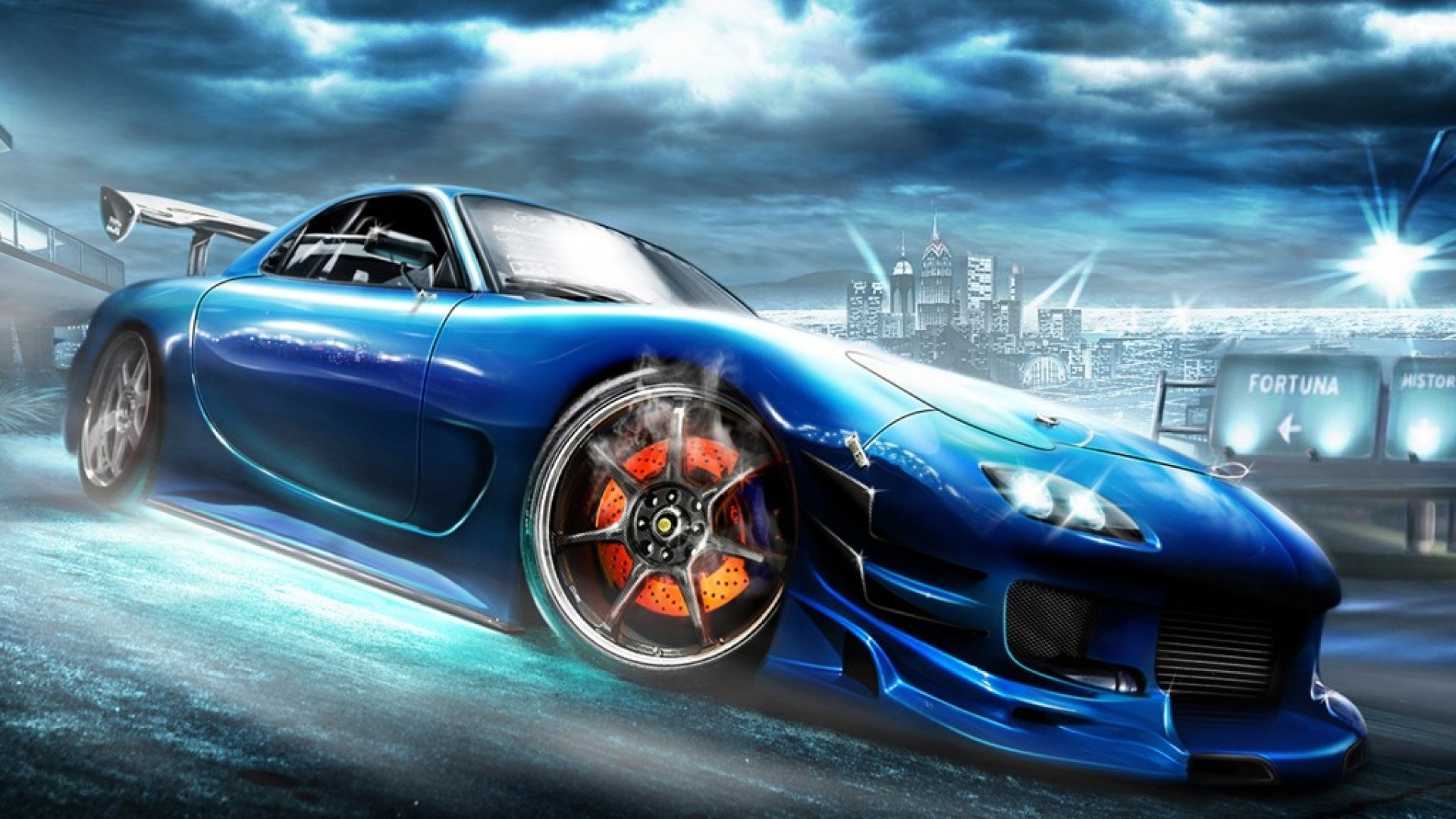 Awesome Mazda rx7 Wallpaper. 1920×1080