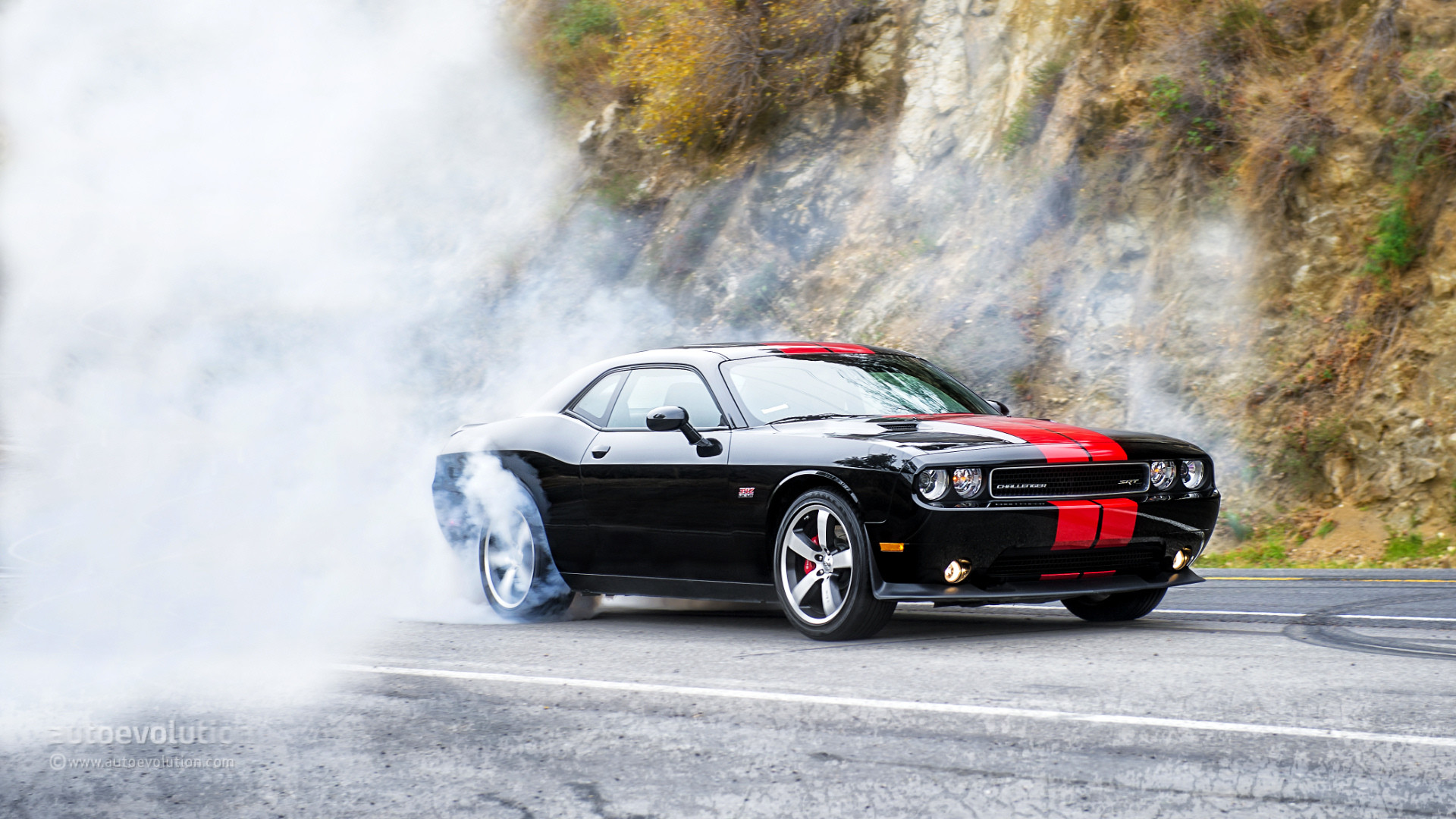 2015 Dodge Challenger Burnout Free Download Wallpaper – HD Wallpaper