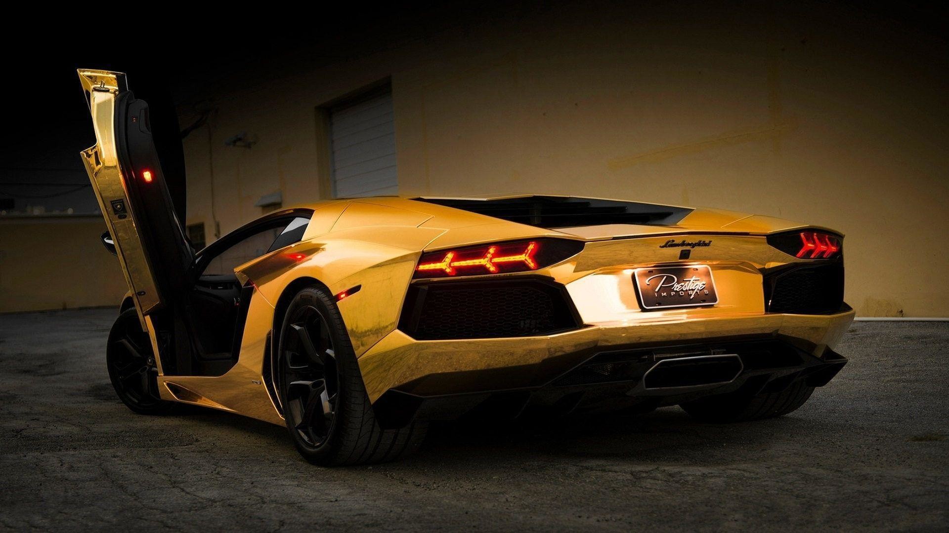 Lamborghini Electric Car New Lamborghini Aventador Gold Cars Full