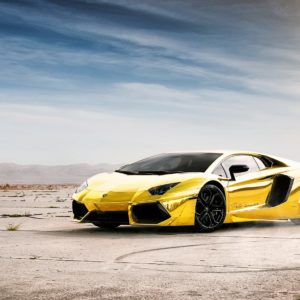 Gold Lamborghini