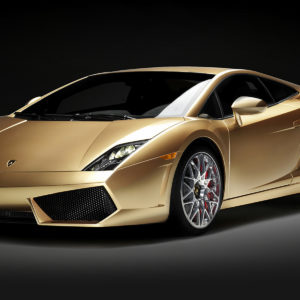 Gold Lamborghini