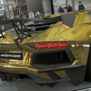 Gold Lamborghini