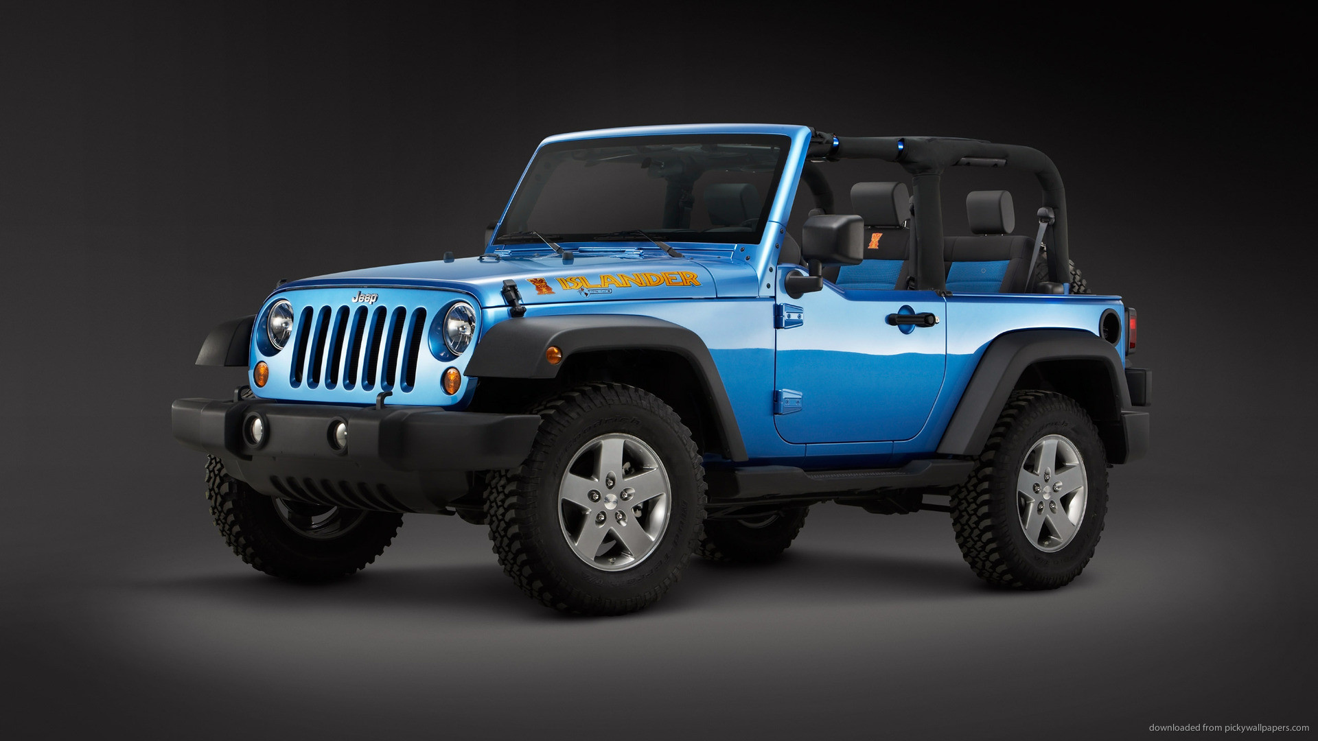 Blue Jeep Wrangler 2010 picture