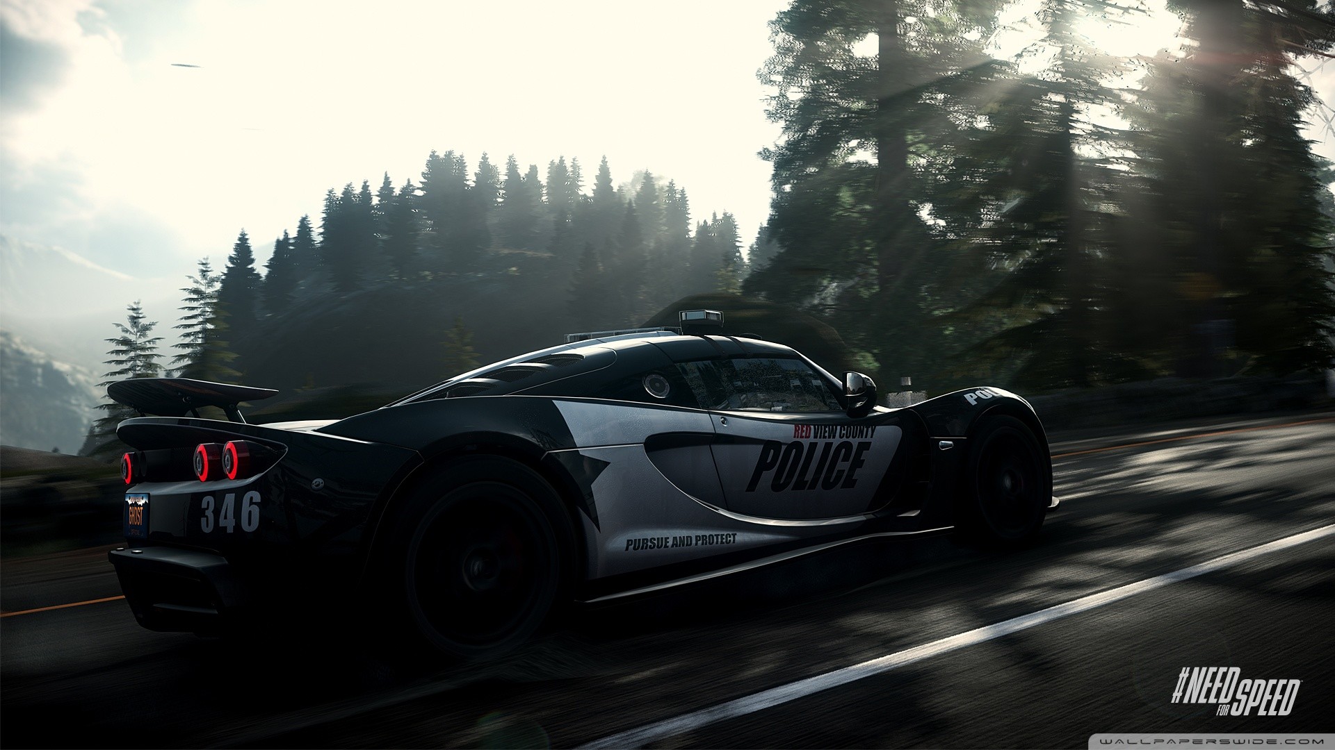Need for Speed Rivals Police Car HD desktop wallpaper Widescreen