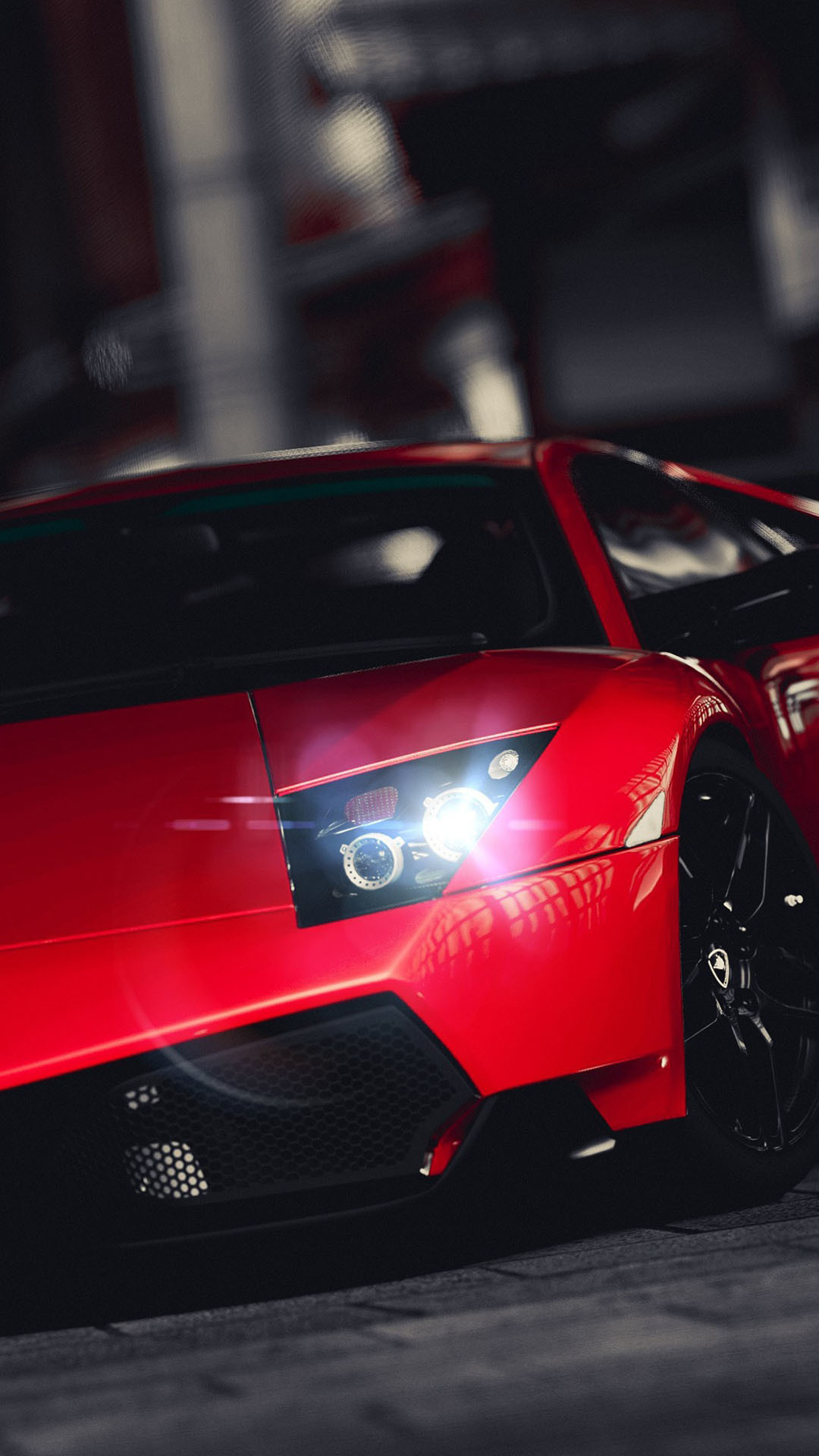 Lamborghini Veneno Bright Red iPhone 6 Plus HD Wallpaper …