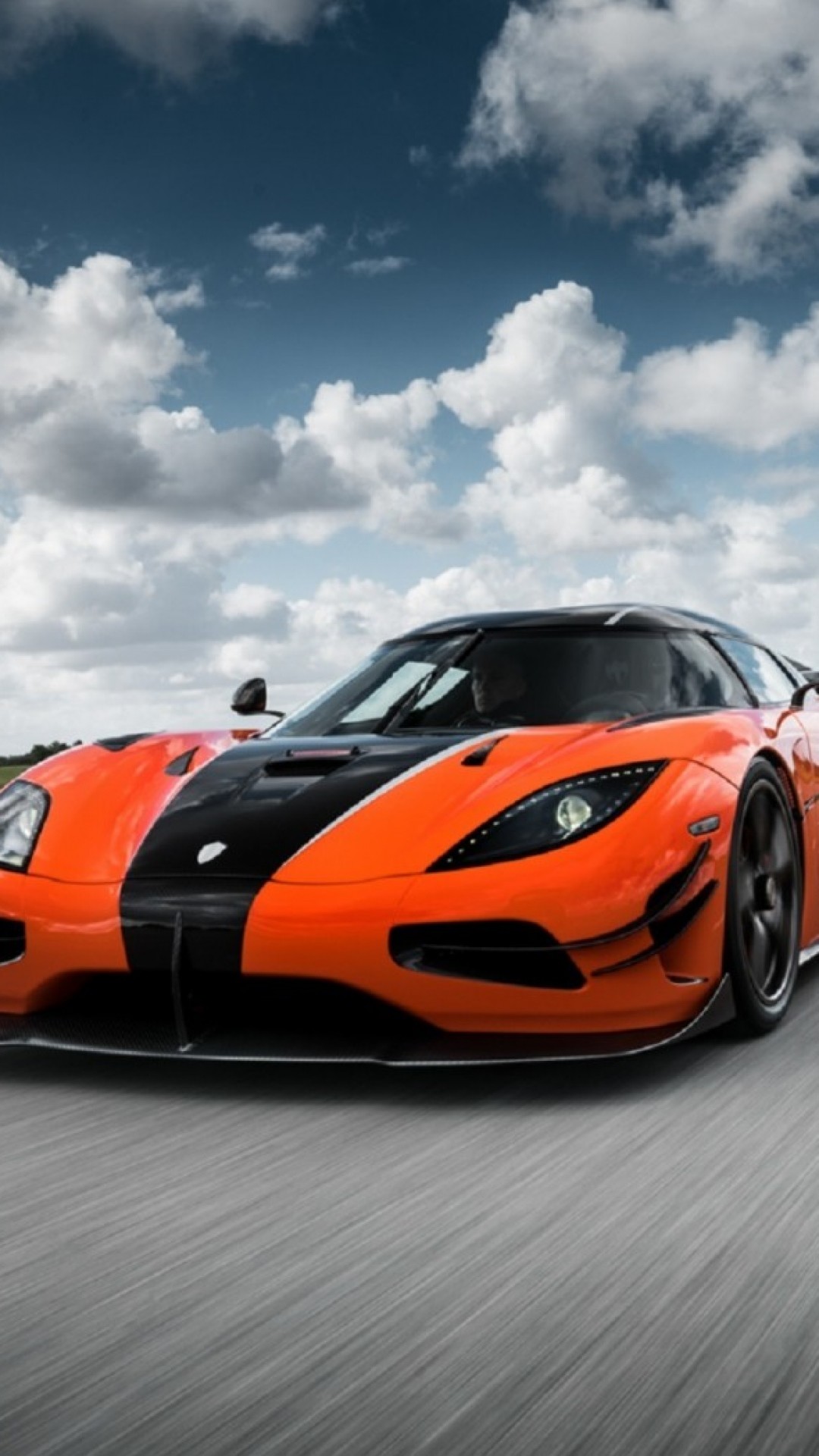 Preview wallpaper koenigsegg, agera, front view 1080×1920