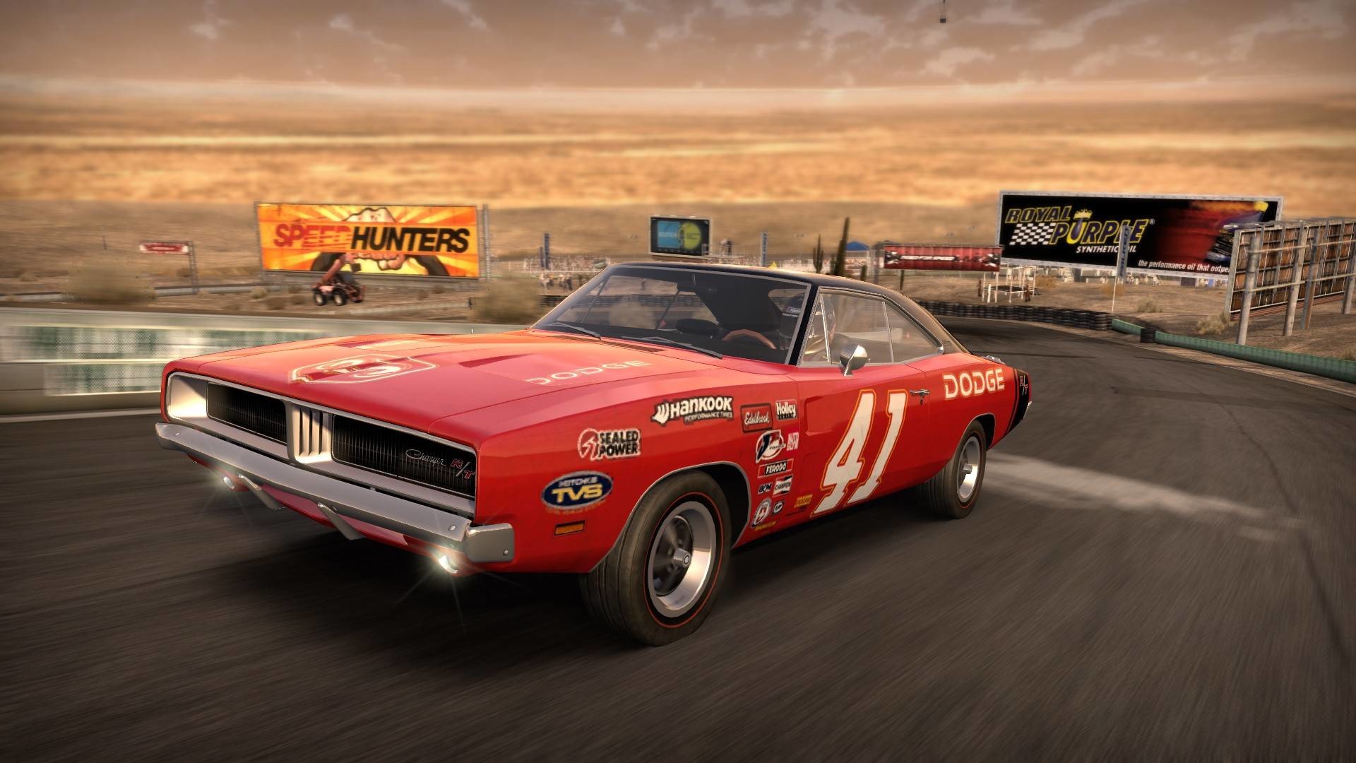 1969 Dodge Charger R / T racing game graphic