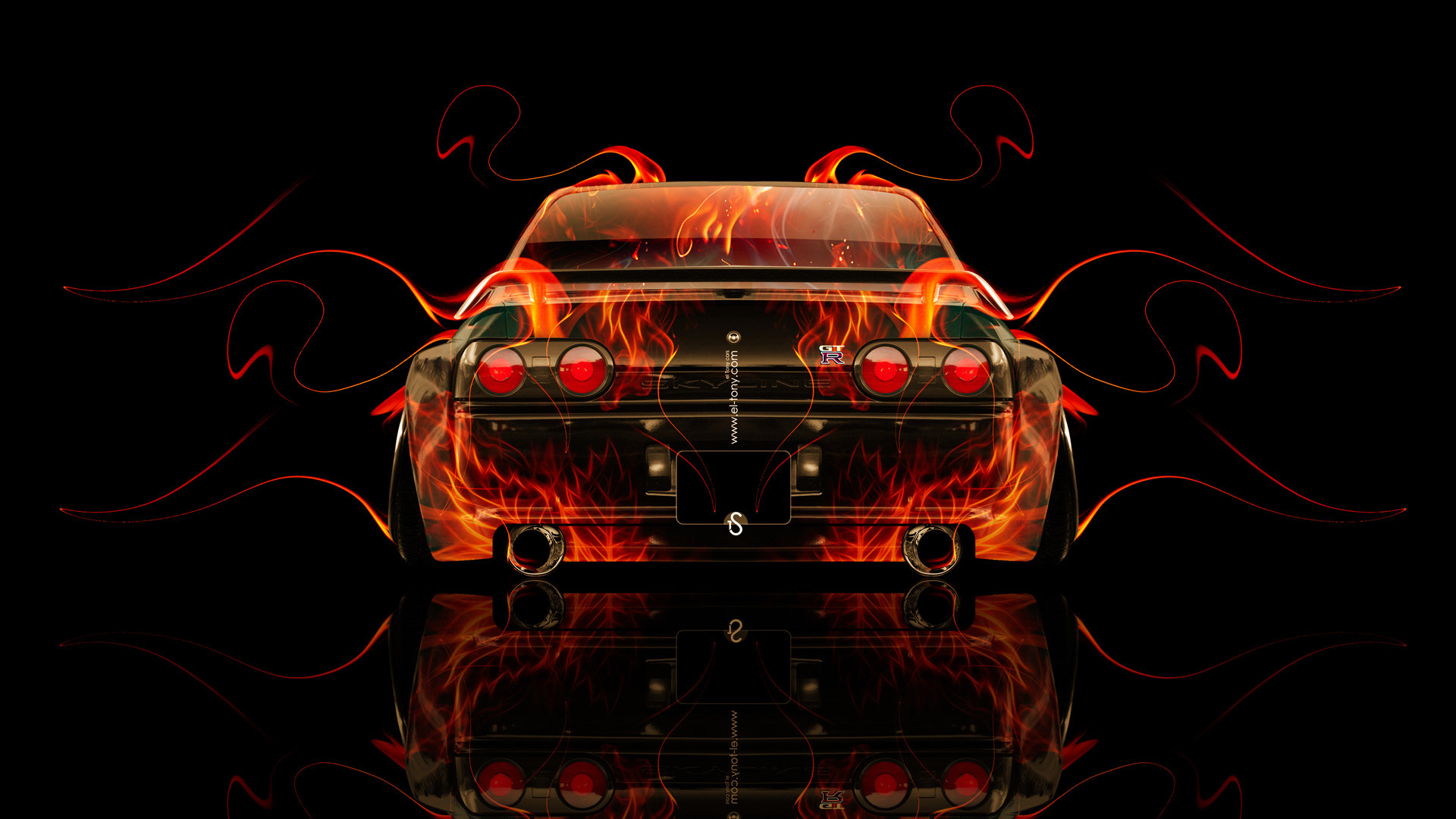 … Nissan Skyline GTR R32 JDM Back Fire Car 2014