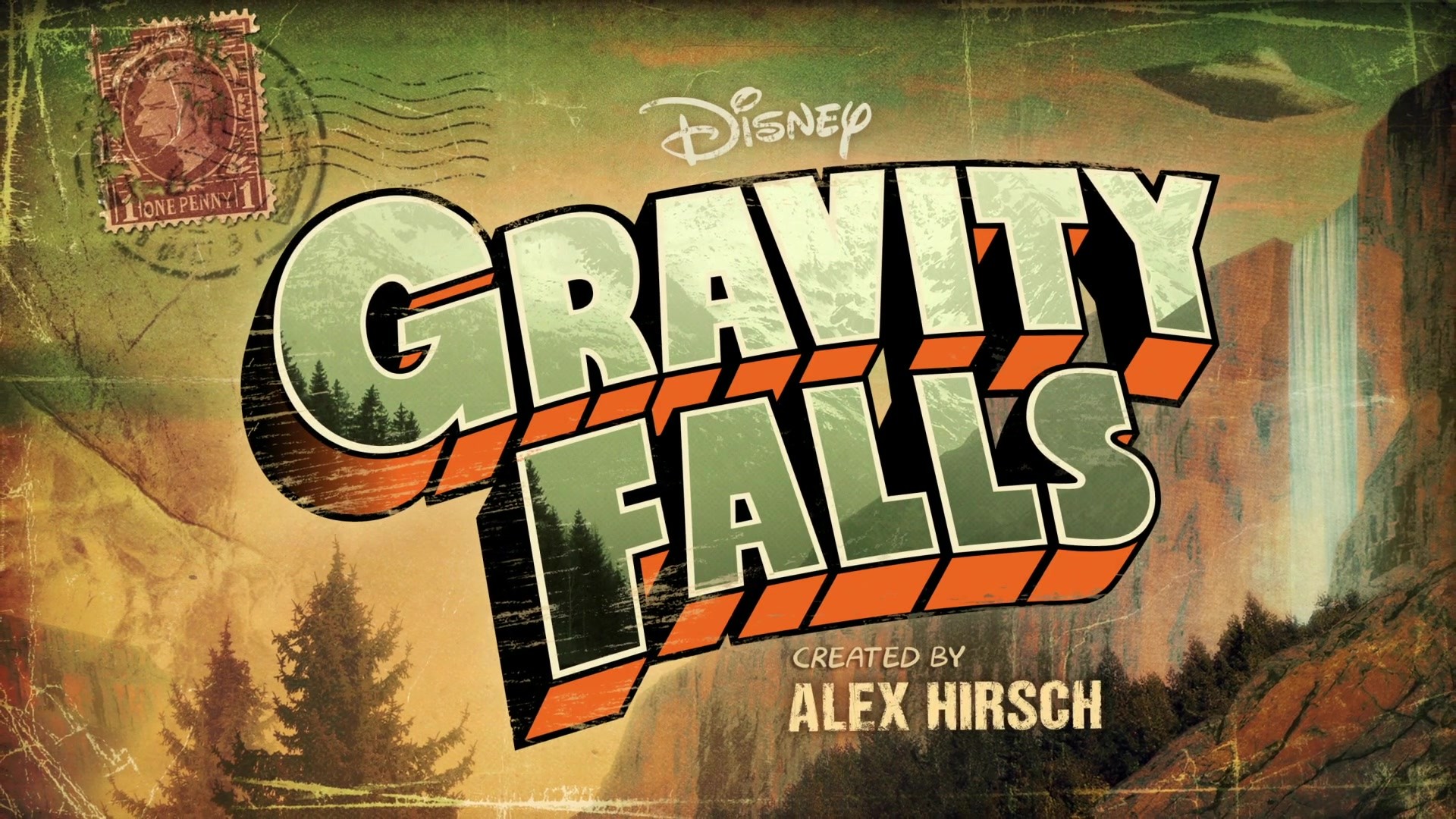 Gravity Falls Title Background by arberlezi on DeviantArt