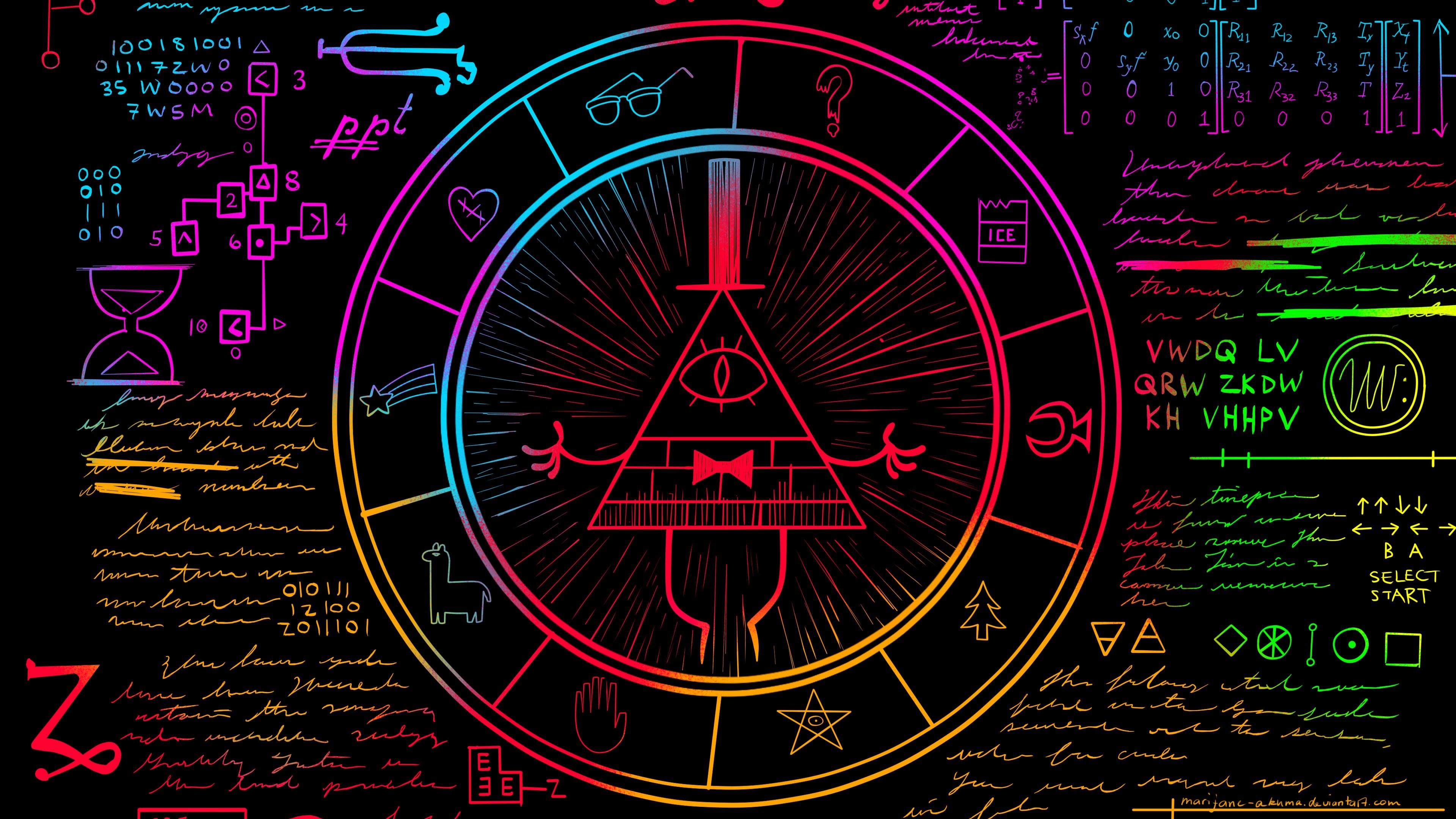 Weirdmageddon Part One Gravity Falls Bill Cipher's Circle Wheel – YouTube