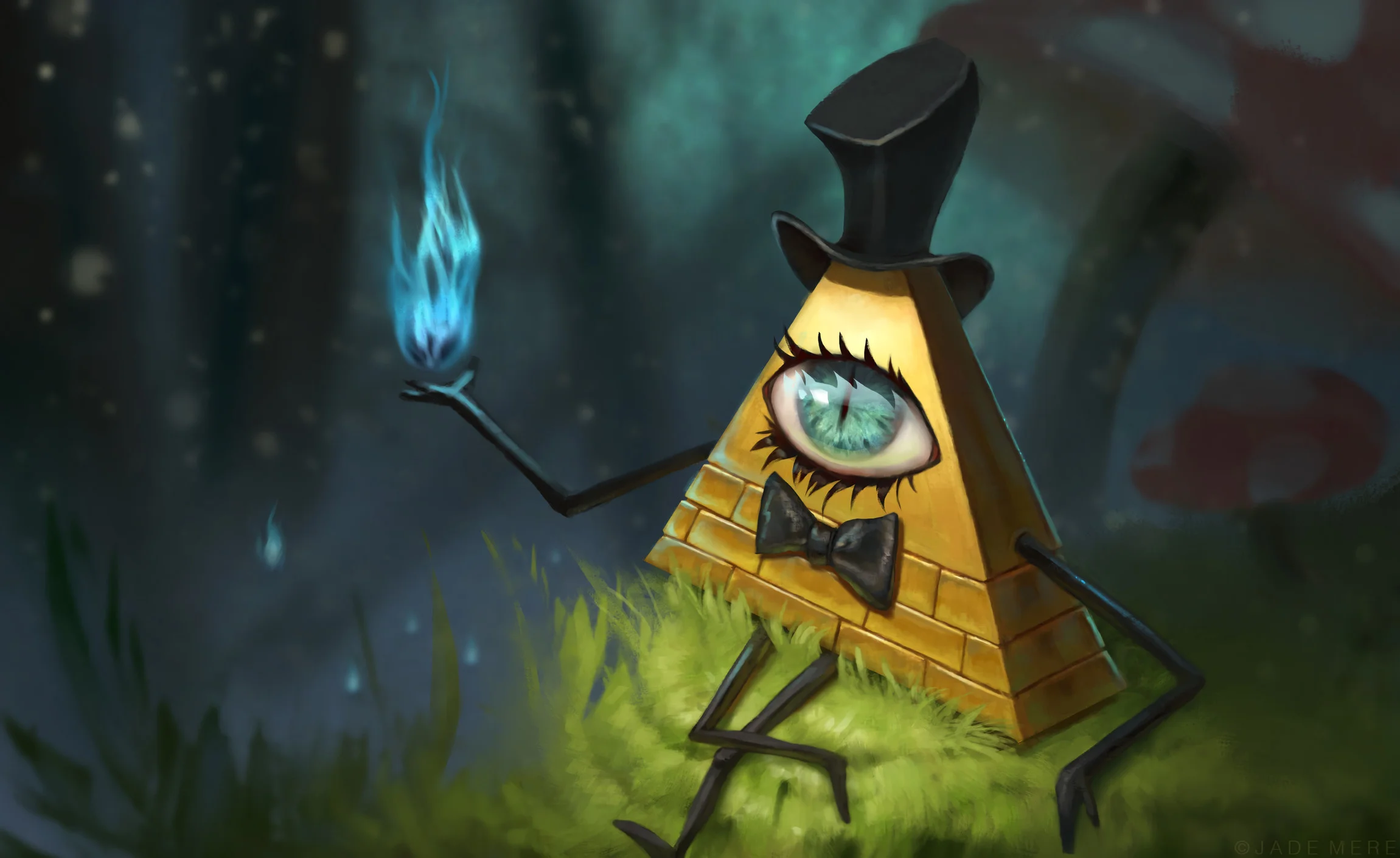 TV program – Gravity Falls Bill Cipher Bakgrund