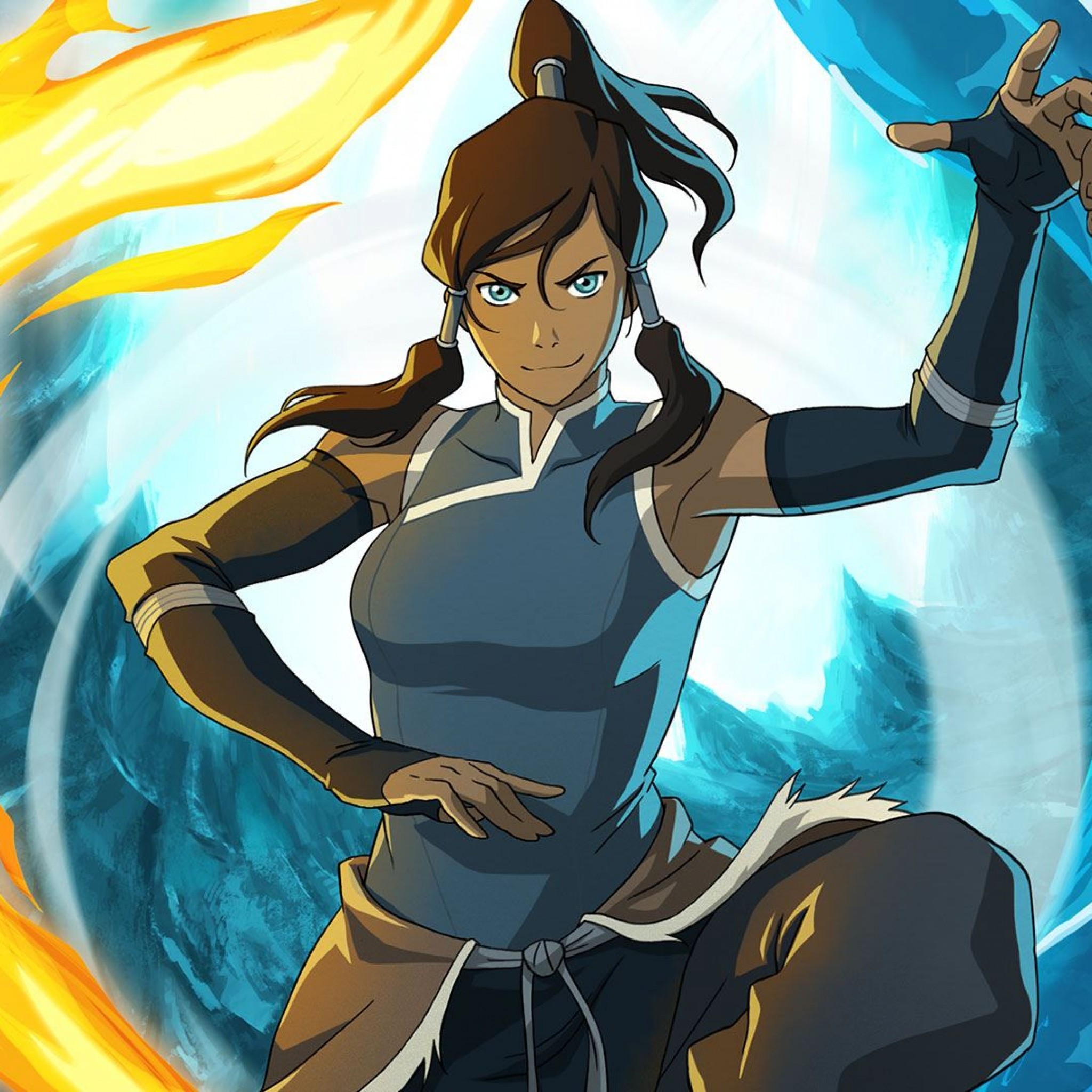 Preview wallpaper the legend of korra, avatar legend of the corre, girl,  magician