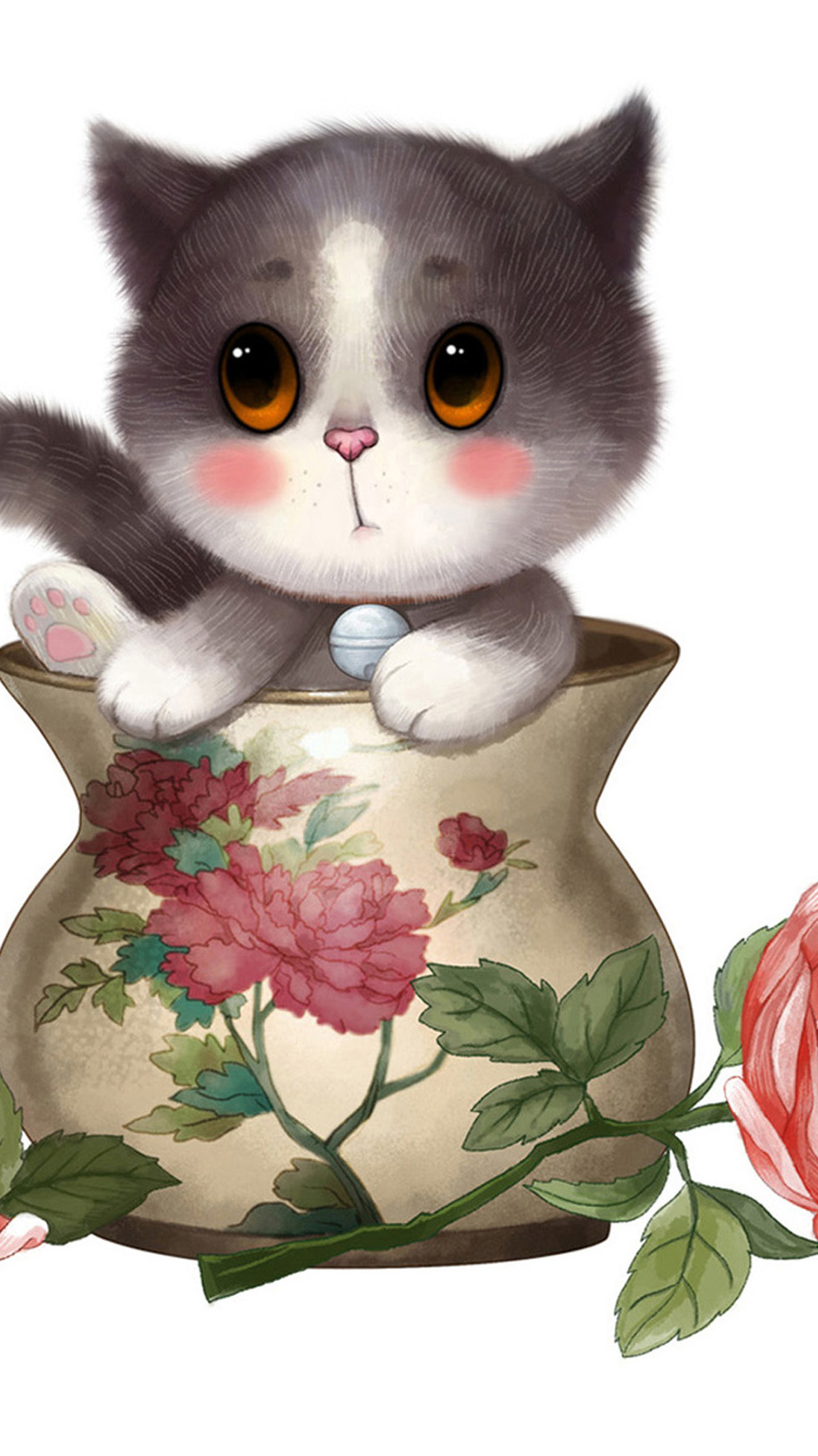 1920×1080 px 6125958 Cute Cartoon Cat, LifeWallpapers Graphics