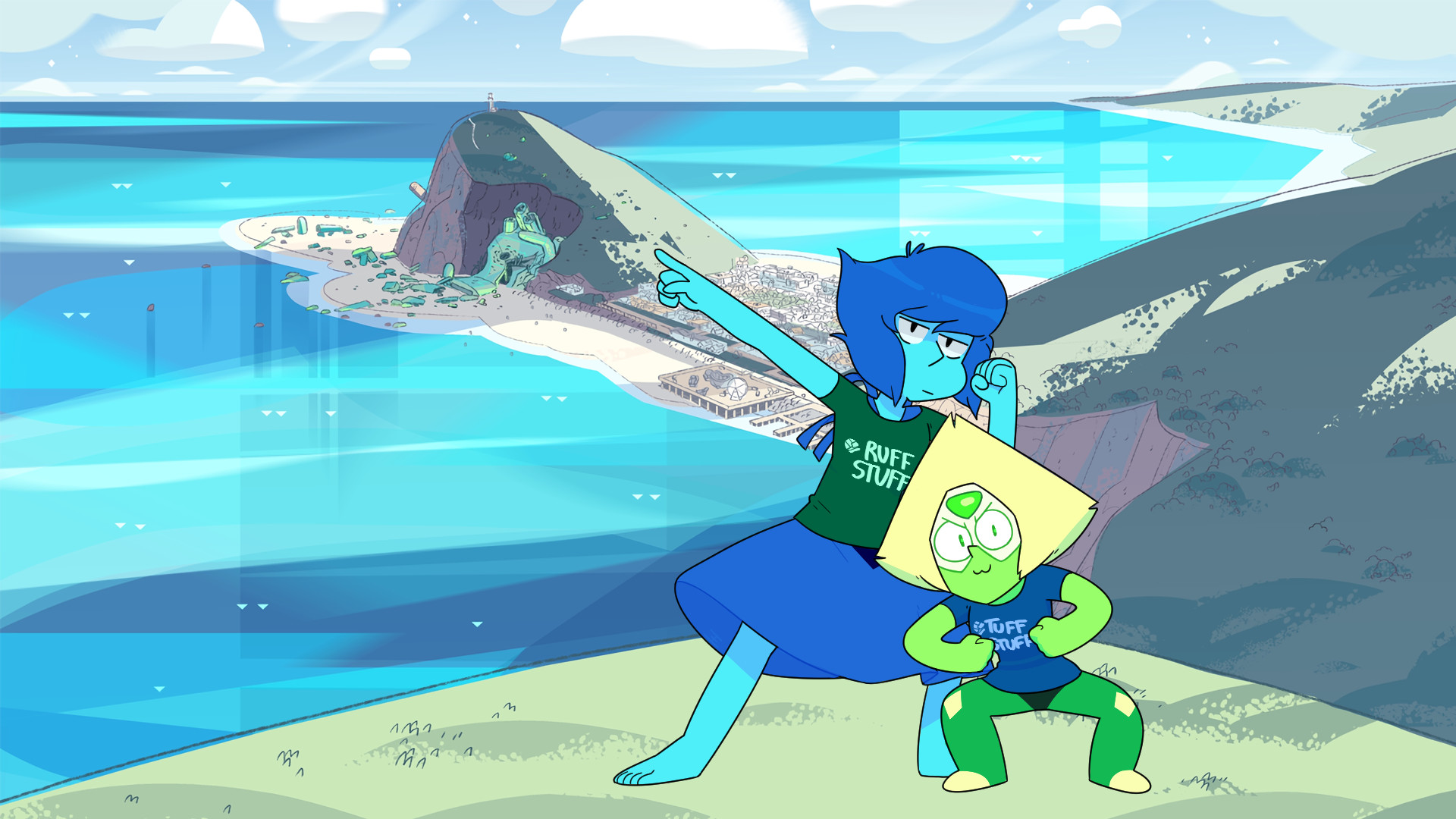 Anime Steven Universe Lapis Lazuli Peridot