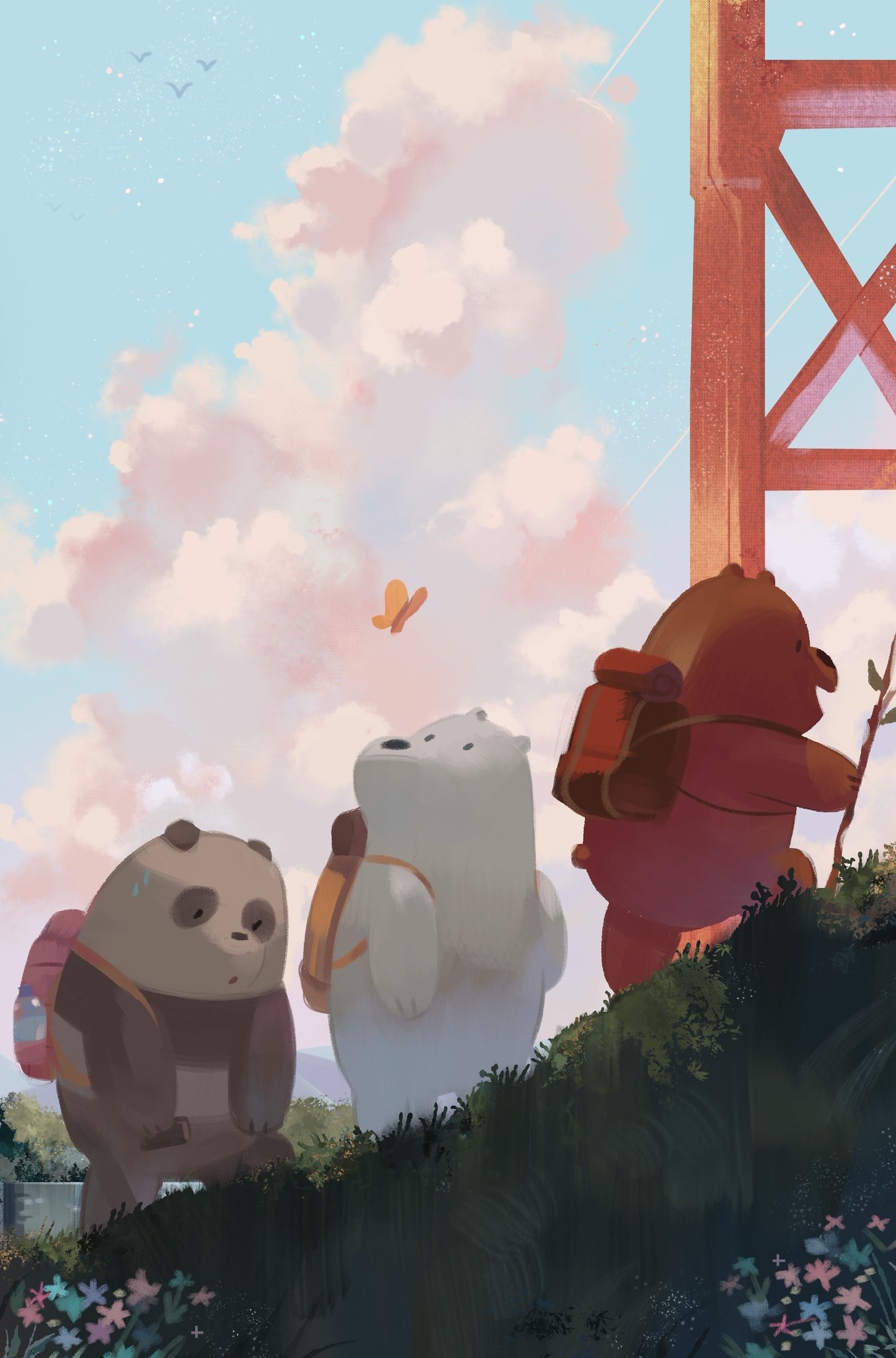 Download We Bare Bears Images We Bare Bears Ice Bear Hd Wallpaper  Ice  Bear We Bare Bears Wallpaper Hd  Full Size PNG Image  PNGkit