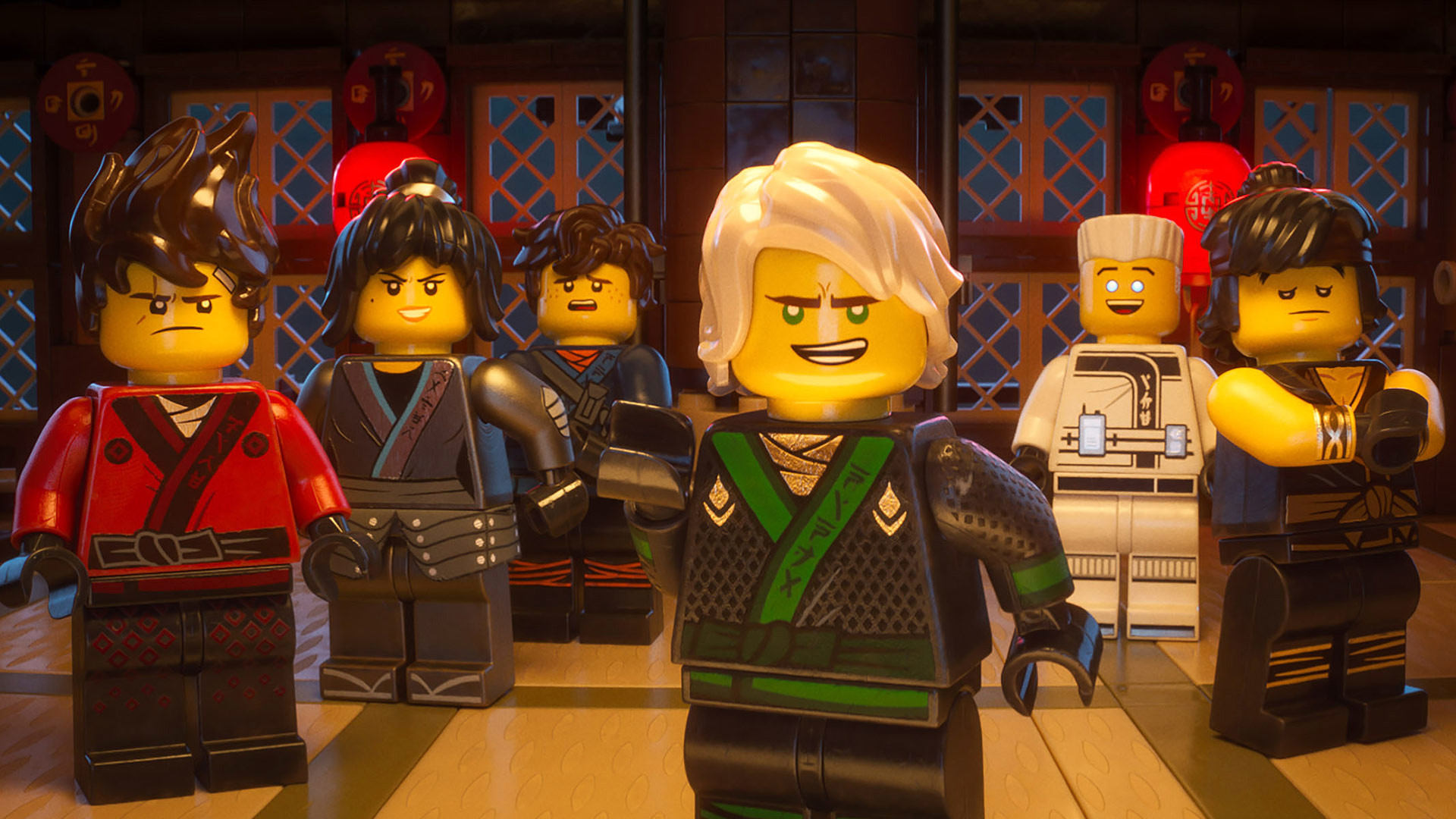 The LEGO Ninjago Movie Wallpaper ninjas