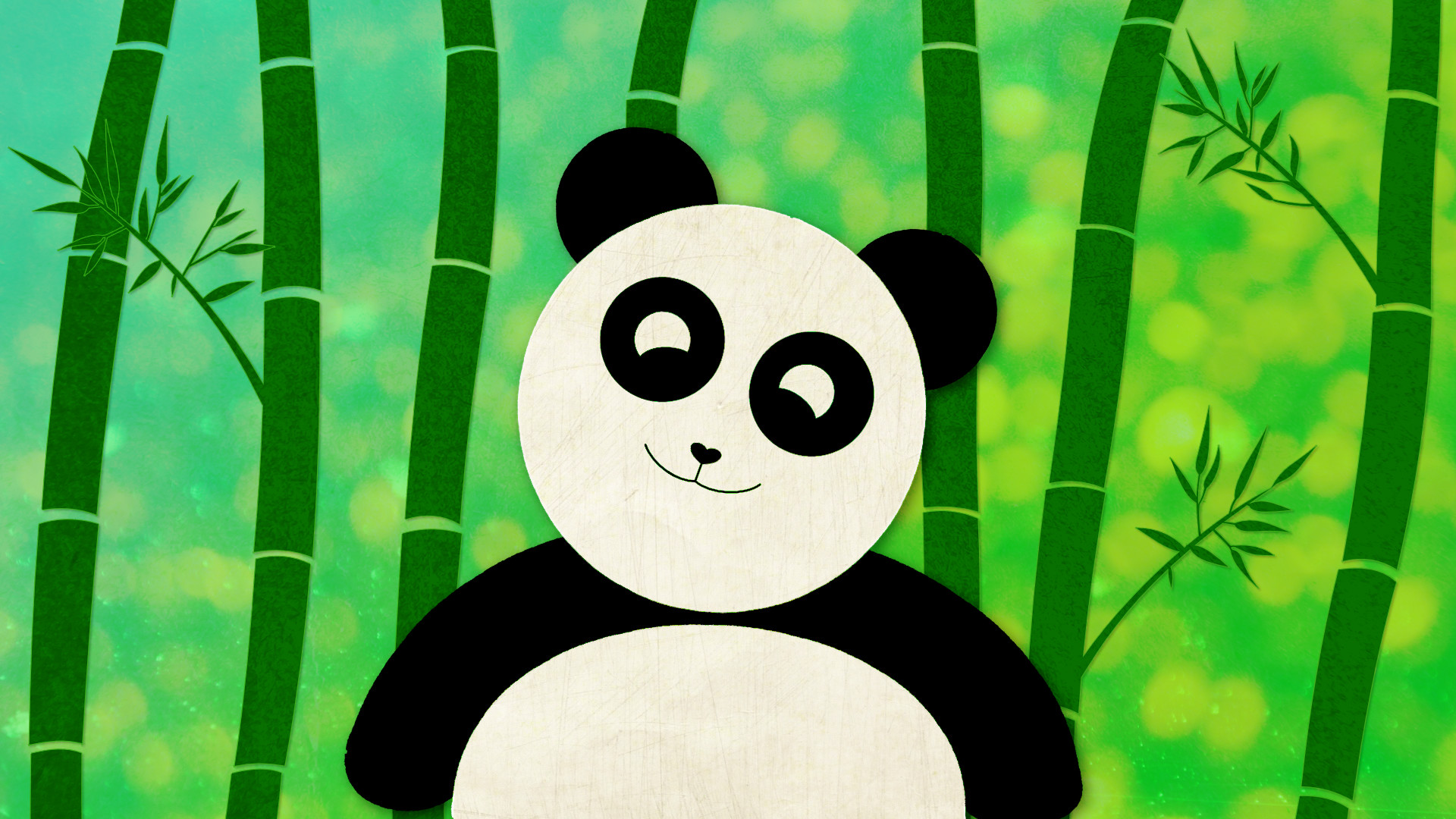 Cute Panda Wallpaper I made
