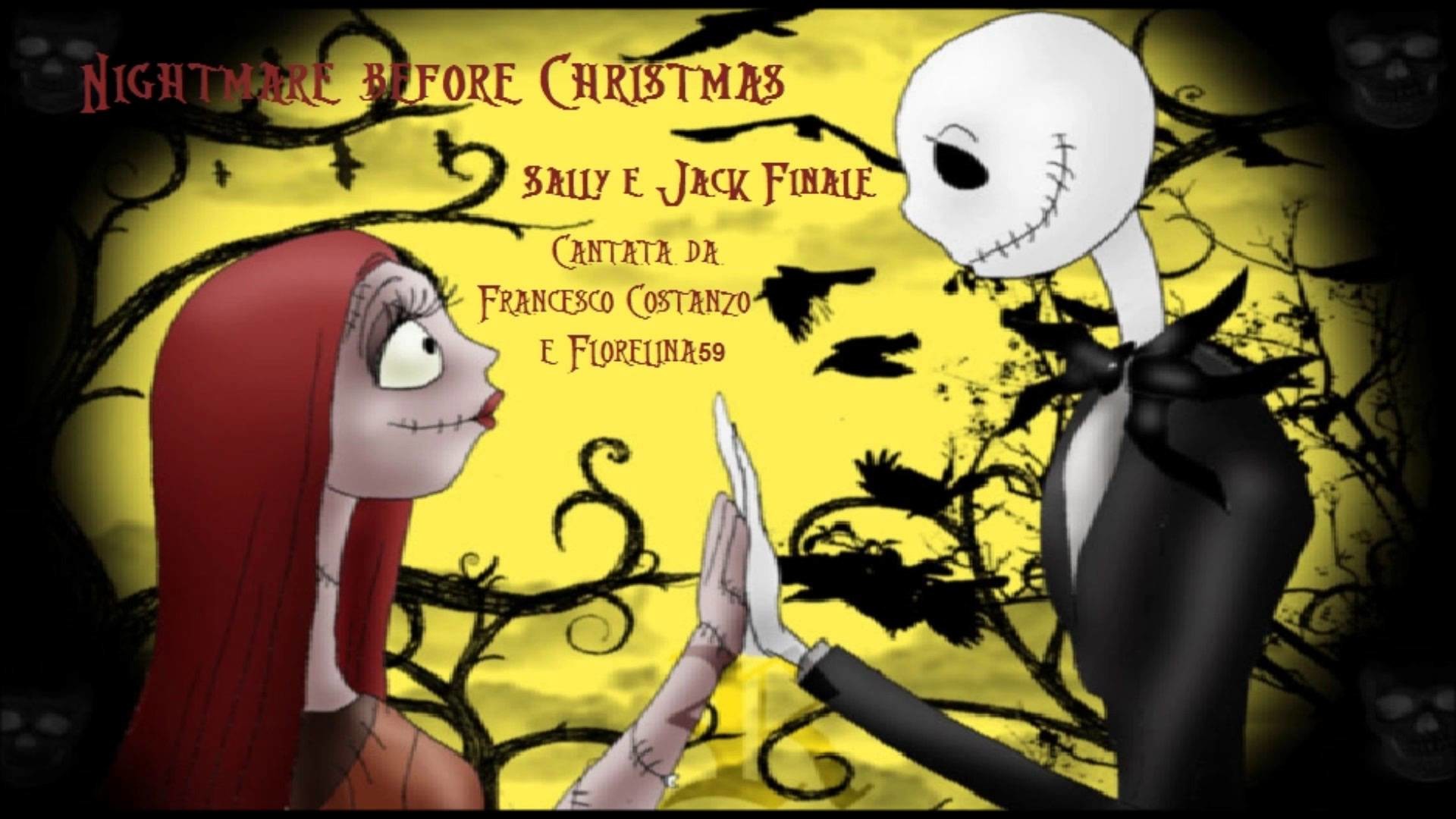 Nightmare before Christmas Sally e Jack finale Duetto con