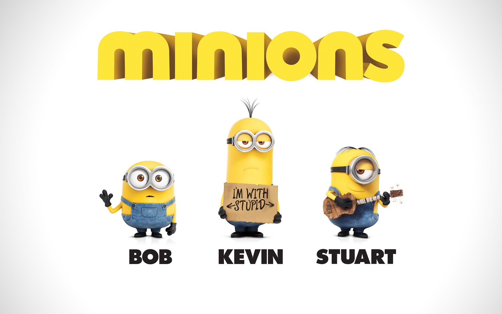 Minions Bob Kevin Stuart Desktop Wallpaper