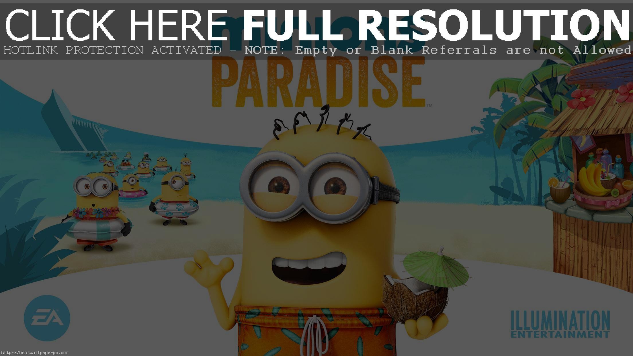 Minions Despicable 2 Paradise Movie Full HD