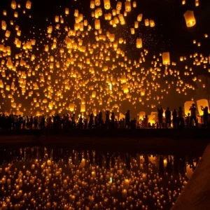 Tangled Floating Lanterns Desktop
