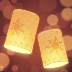 Tangled Floating Lanterns Desktop