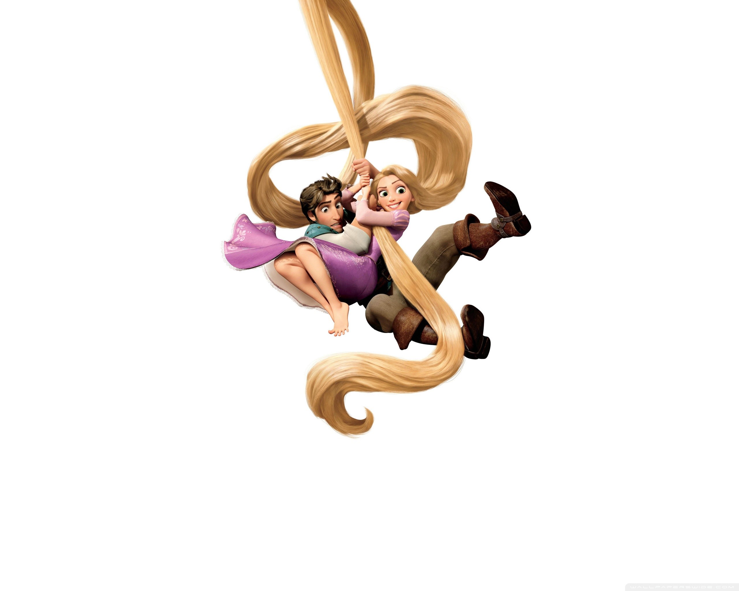 Tangled Rapunzel And Flynn Ryder HD Wide Wallpaper for Widescreen