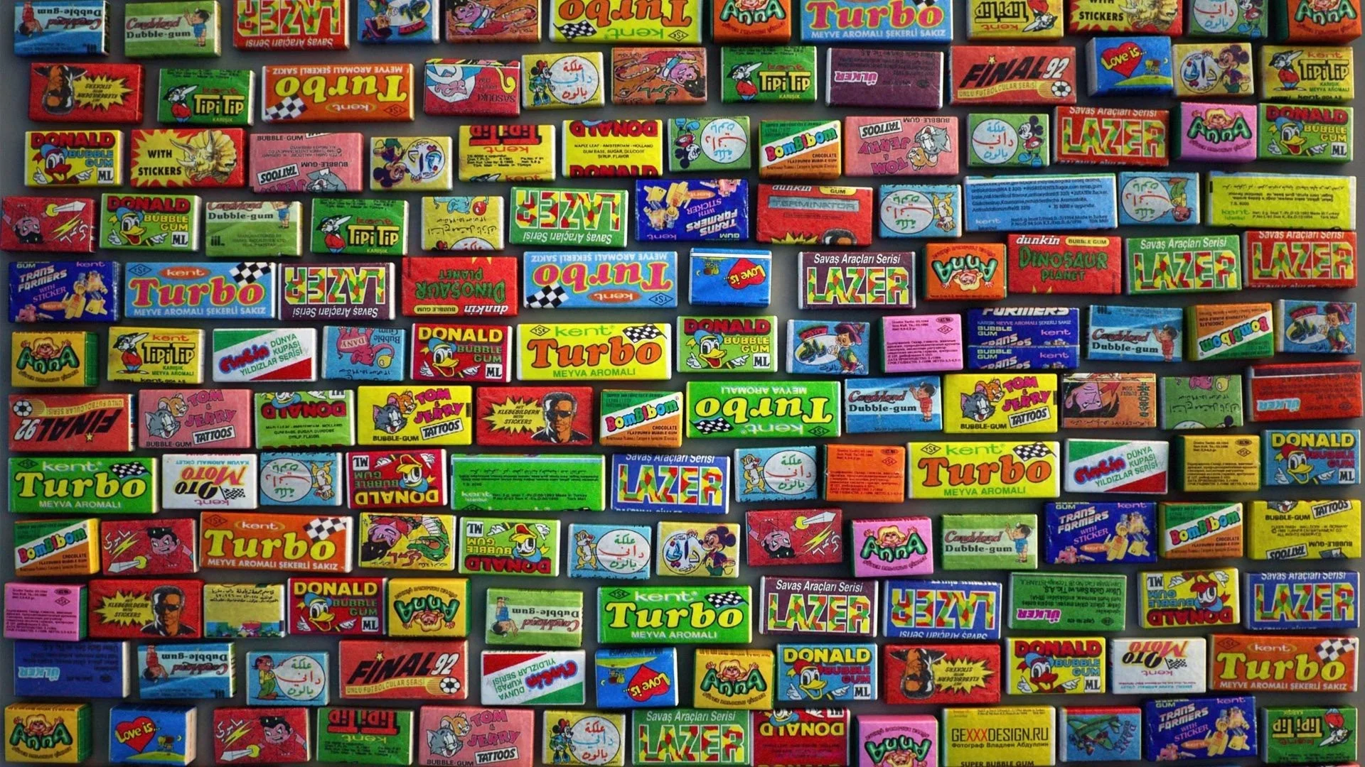 Gum 80s Gummy wallpaper background