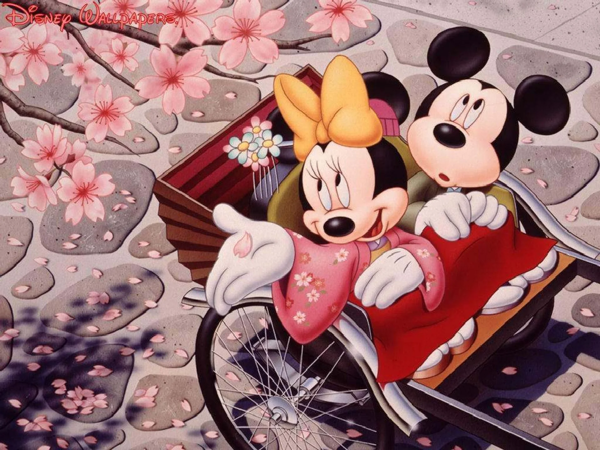 Romantic-Mickey-Mouse-and-Minnie-Mouse-Japanese-Cherry-