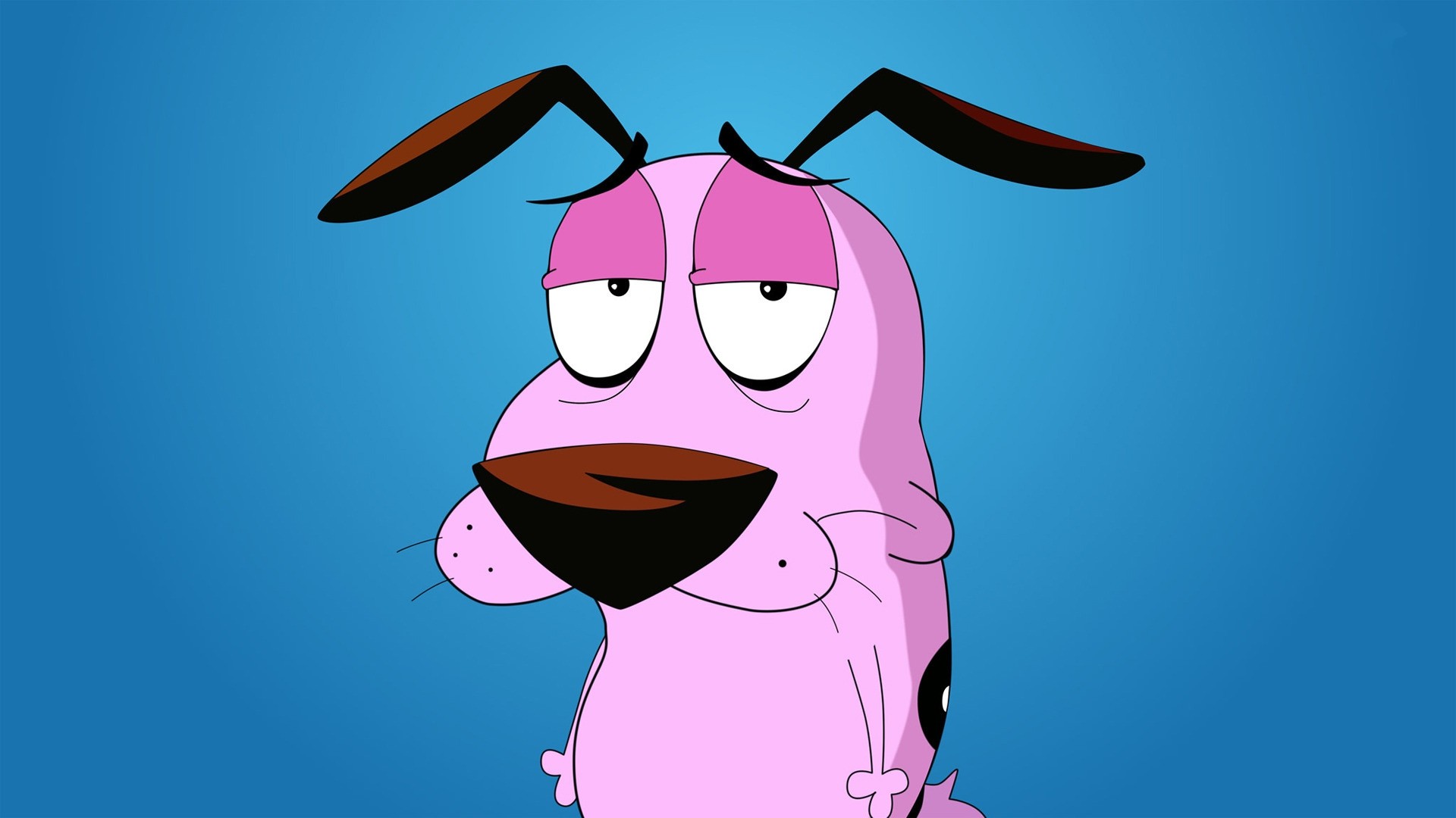Courage The Cowardly Dog Full HD Wallpaper.