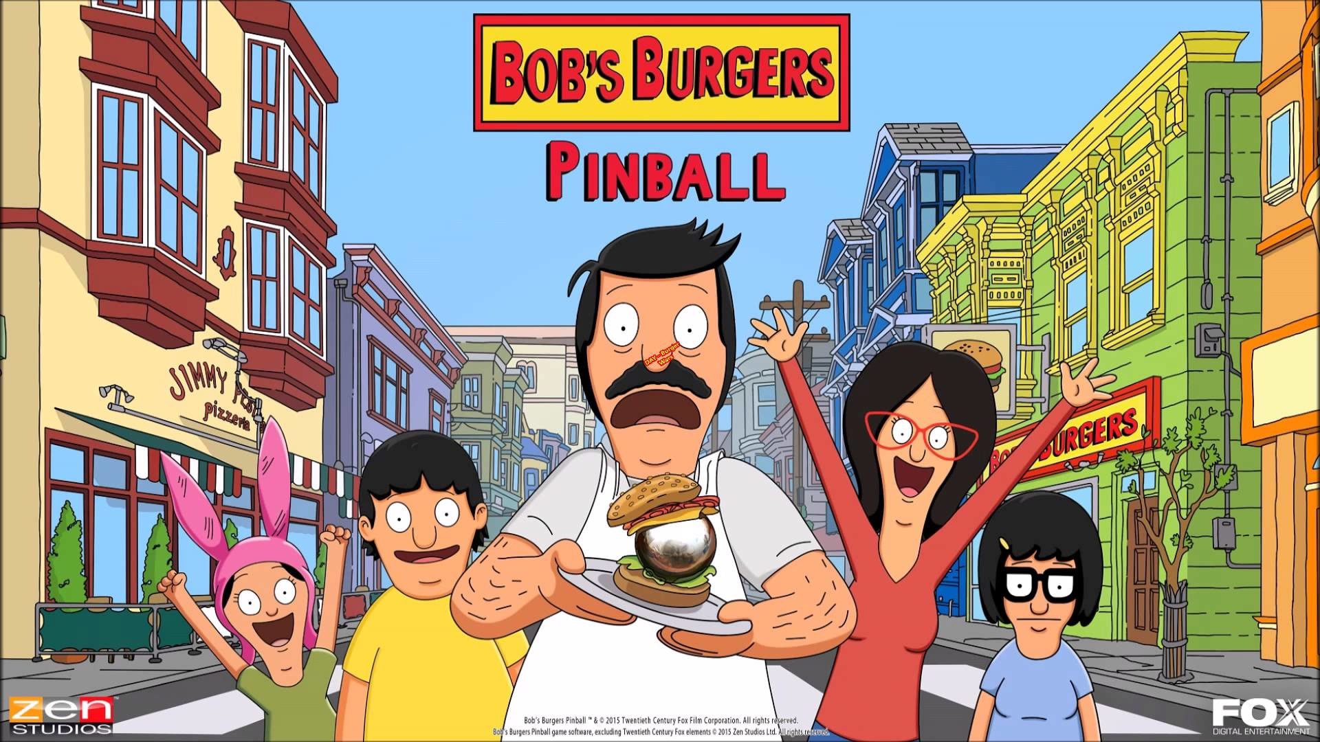 Zen Pinball 2 PS4 Bobs Burgers – DAY – Burger Wars 1080p HD