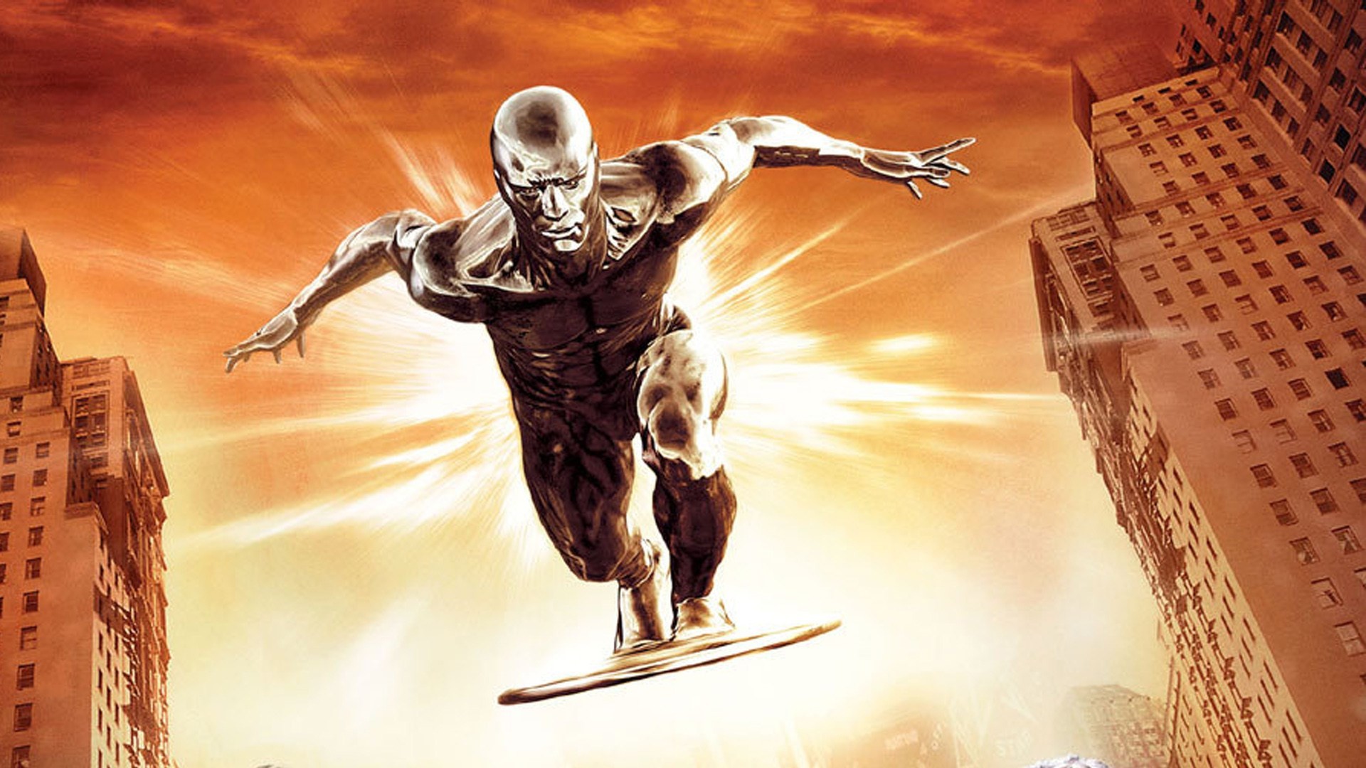 Free screensaver wallpapers for fantastic 4 rise of the silver surfer