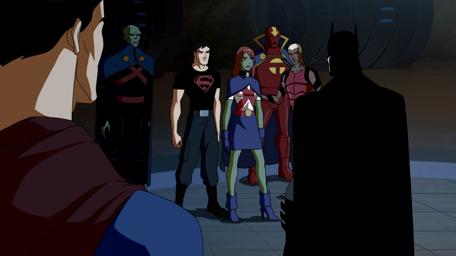 young justice miss martian and superboy break up