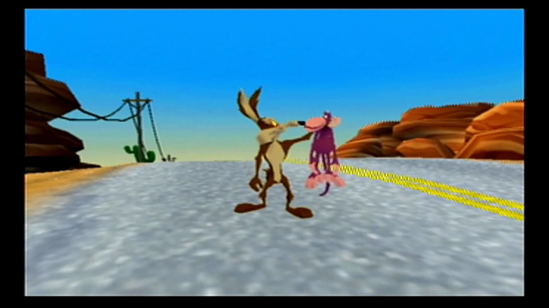 Lets Play Looney Tunes Back in Action Road Runner Chase and Area 52
