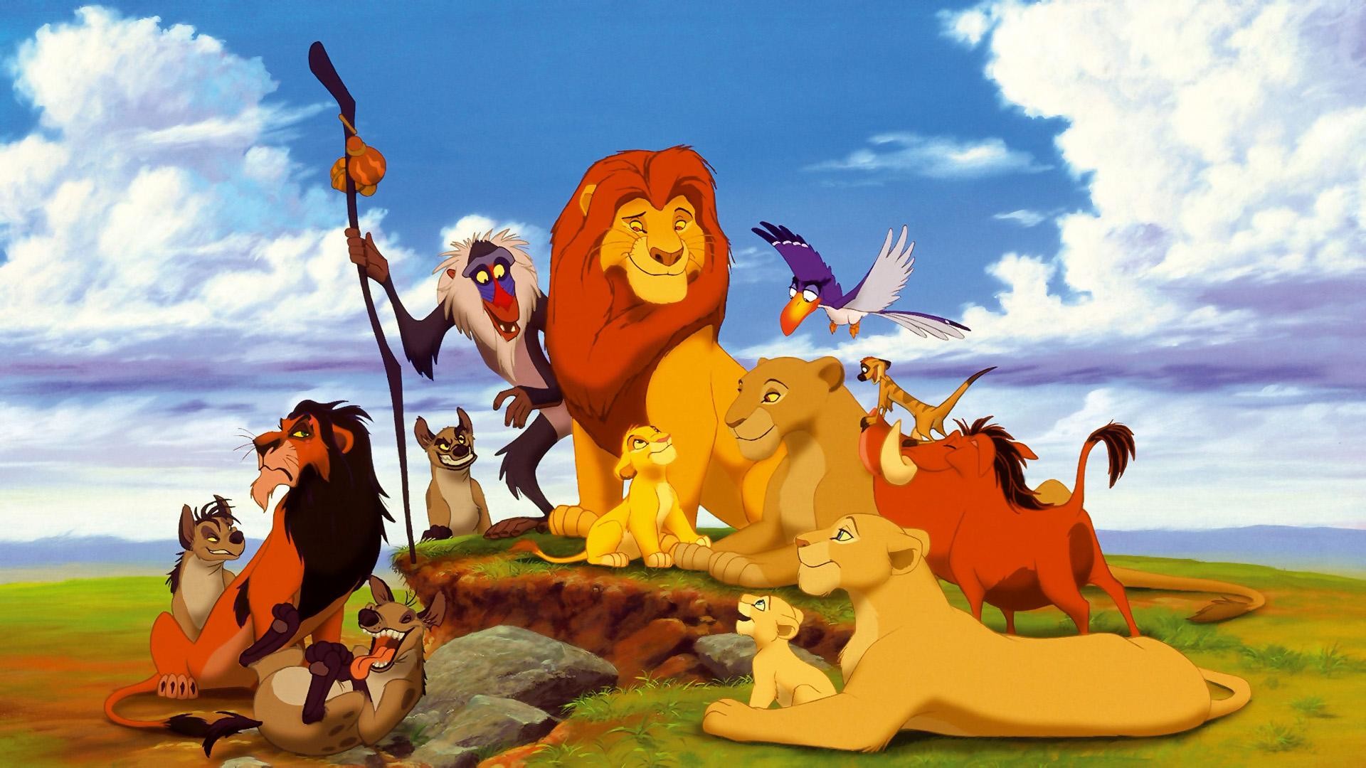Cartoon Lion King wallpaper