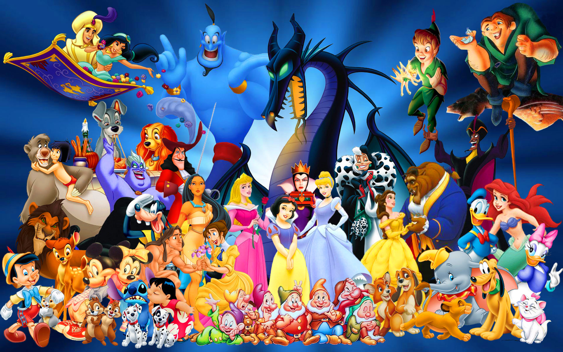Free Disney Cartoon Characters, computer desktop wallpapers, pictures