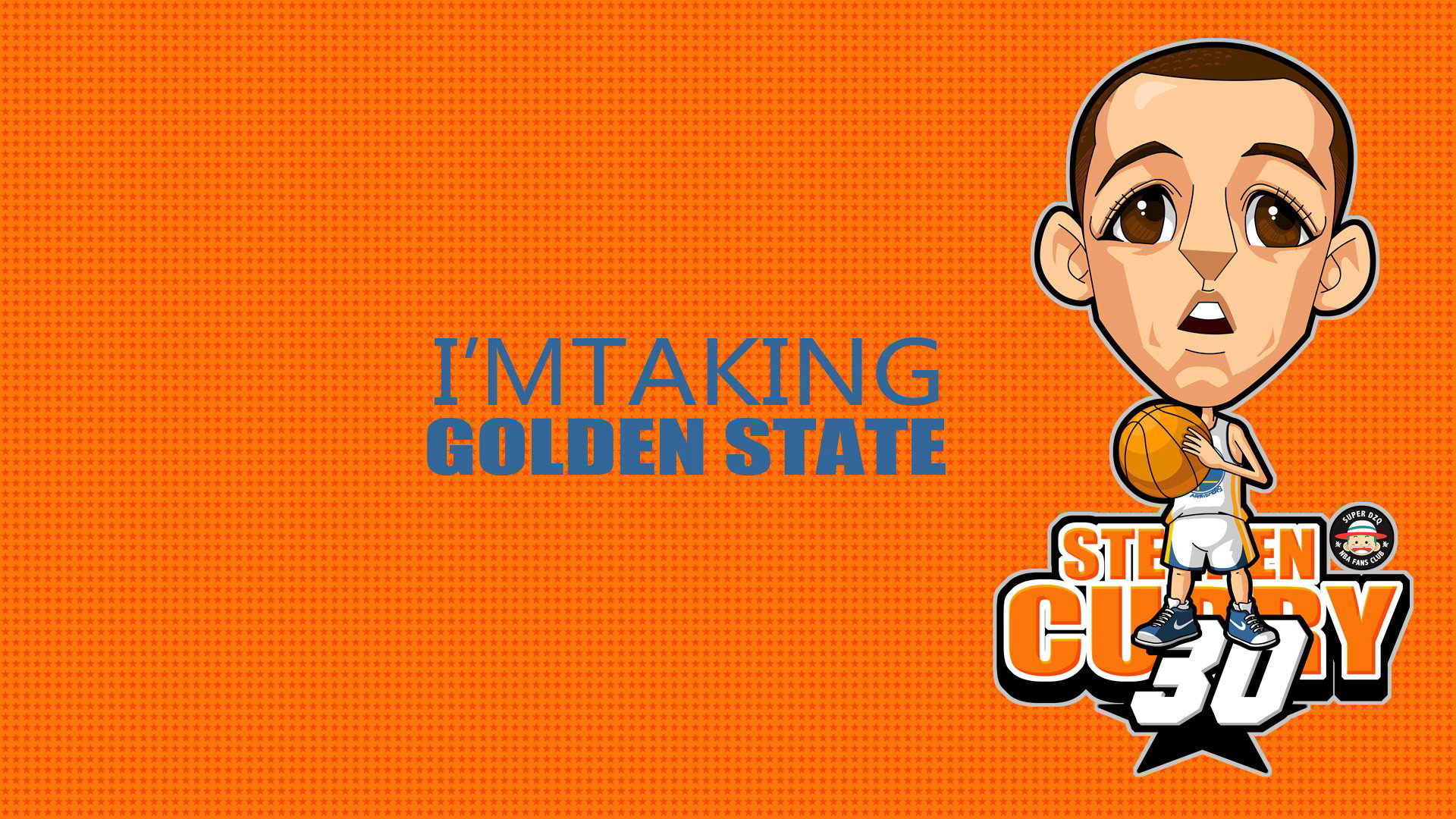 NBA Stephen Curry Cartoon Wallpaper Im Taking Golden State