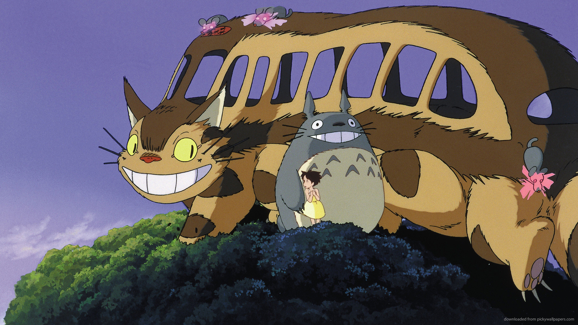 HD My Neighbor Totoro Catbus wallpaper